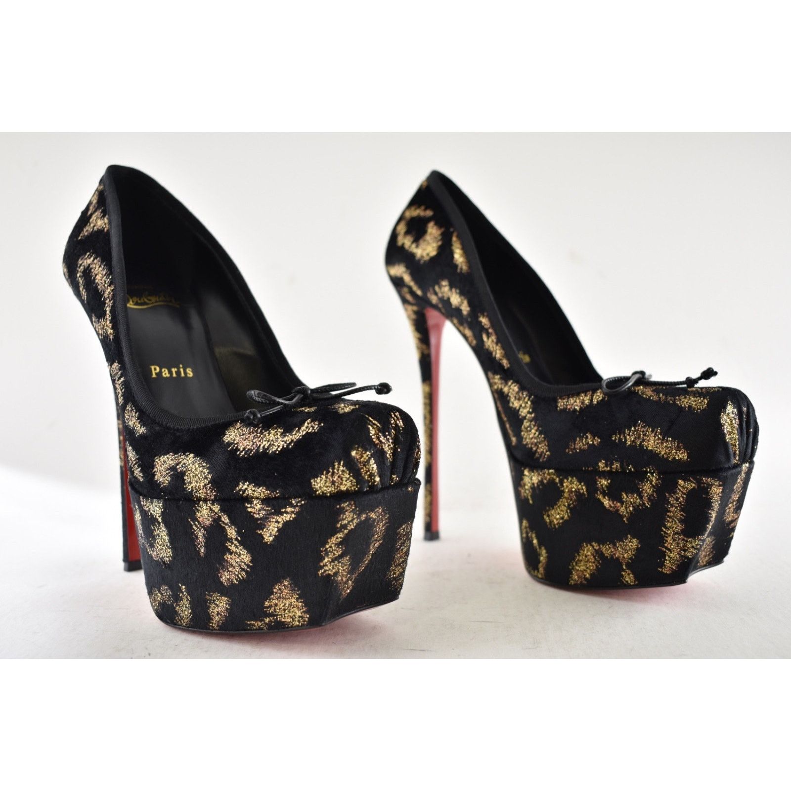 Christian Louboutin Christian Louboutin Cassia Nodo Alta Black Platform Pump 36 Size US 5 / IT 35 - 4 Thumbnail
