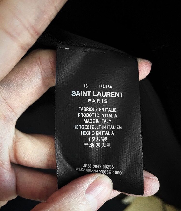 Saint Laurent Paris Saint Laurent SLP17FW Double breasted Navy Anchor Coat Size US M / EU 48-50 / 2 - 5 Thumbnail