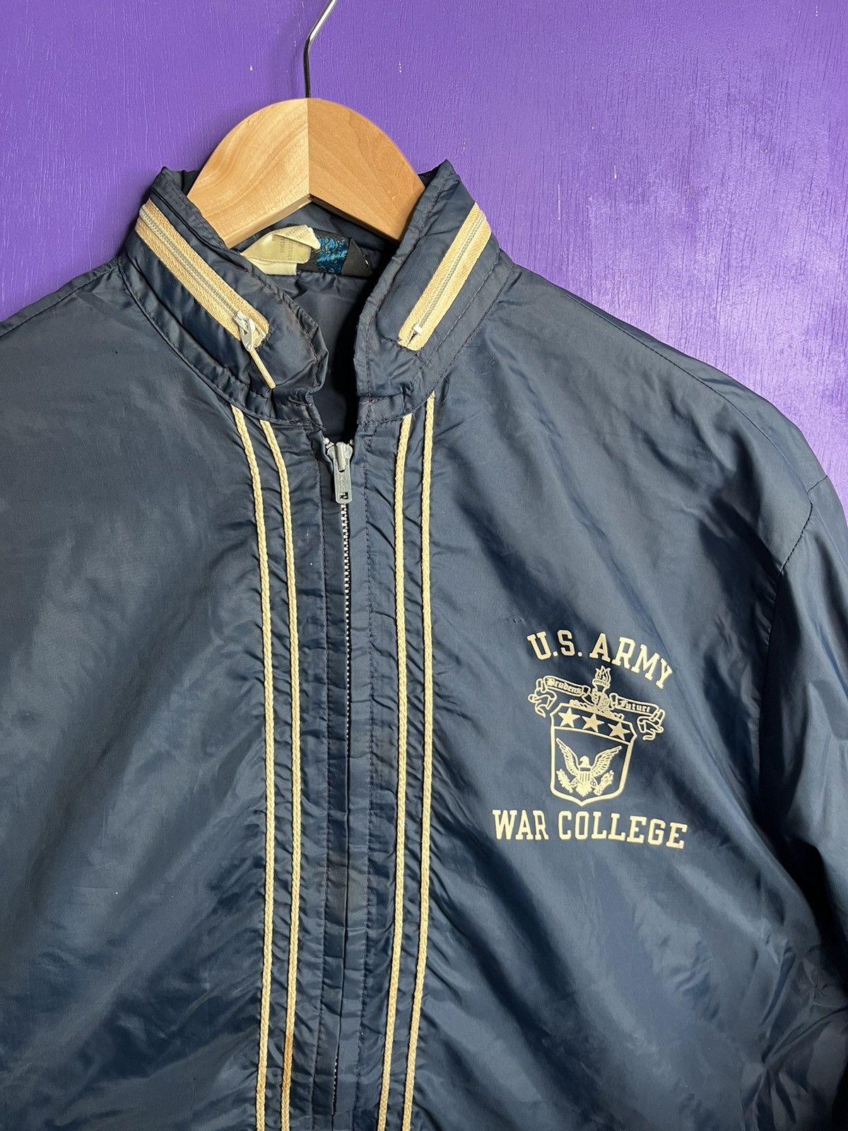 Vintage Vintage 60s champion US Army war college jacket Size US L / EU 52-54 / 3 - 3 Thumbnail