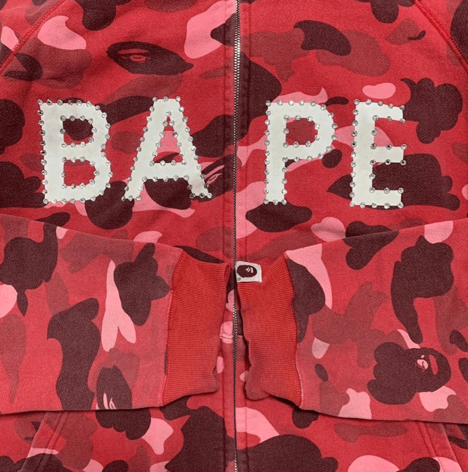 Bape Bape Camo Swarovski Zip Hoodie Size US M / EU 48-50 / 2 - 3 Thumbnail