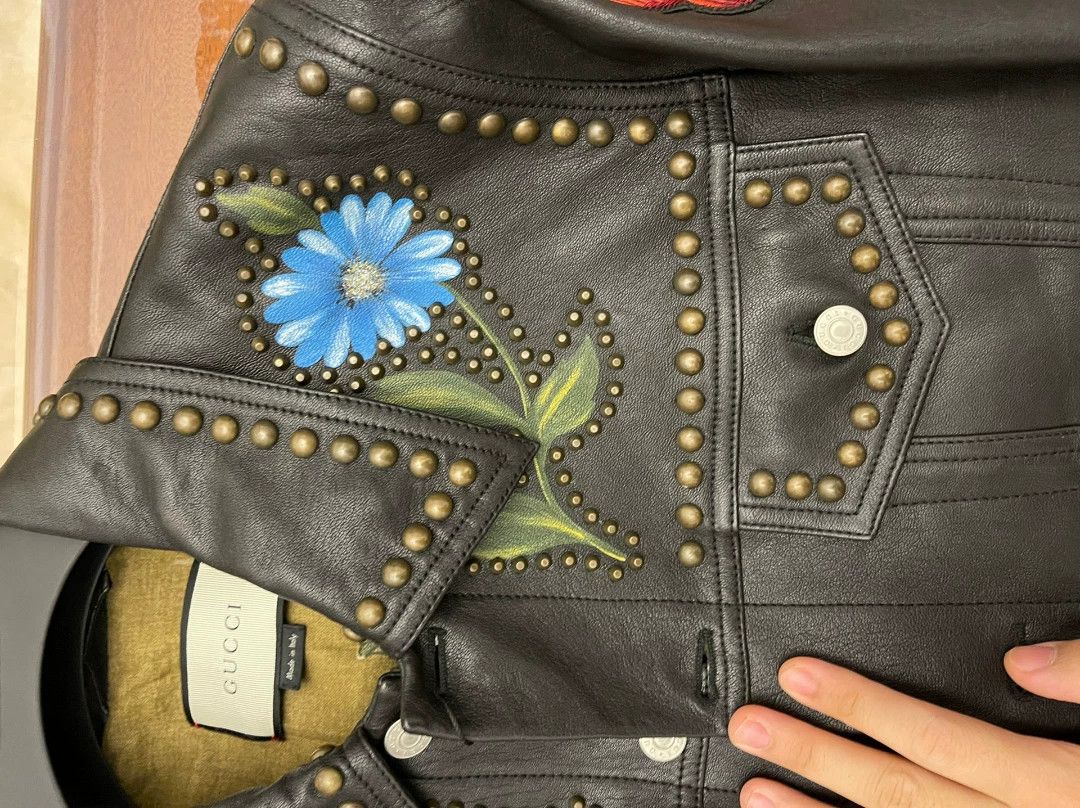 Gucci Gucci Leather Jacket Runway 99 New Sz48 Authentic Size US M / EU 48-50 / 2 - 5 Thumbnail