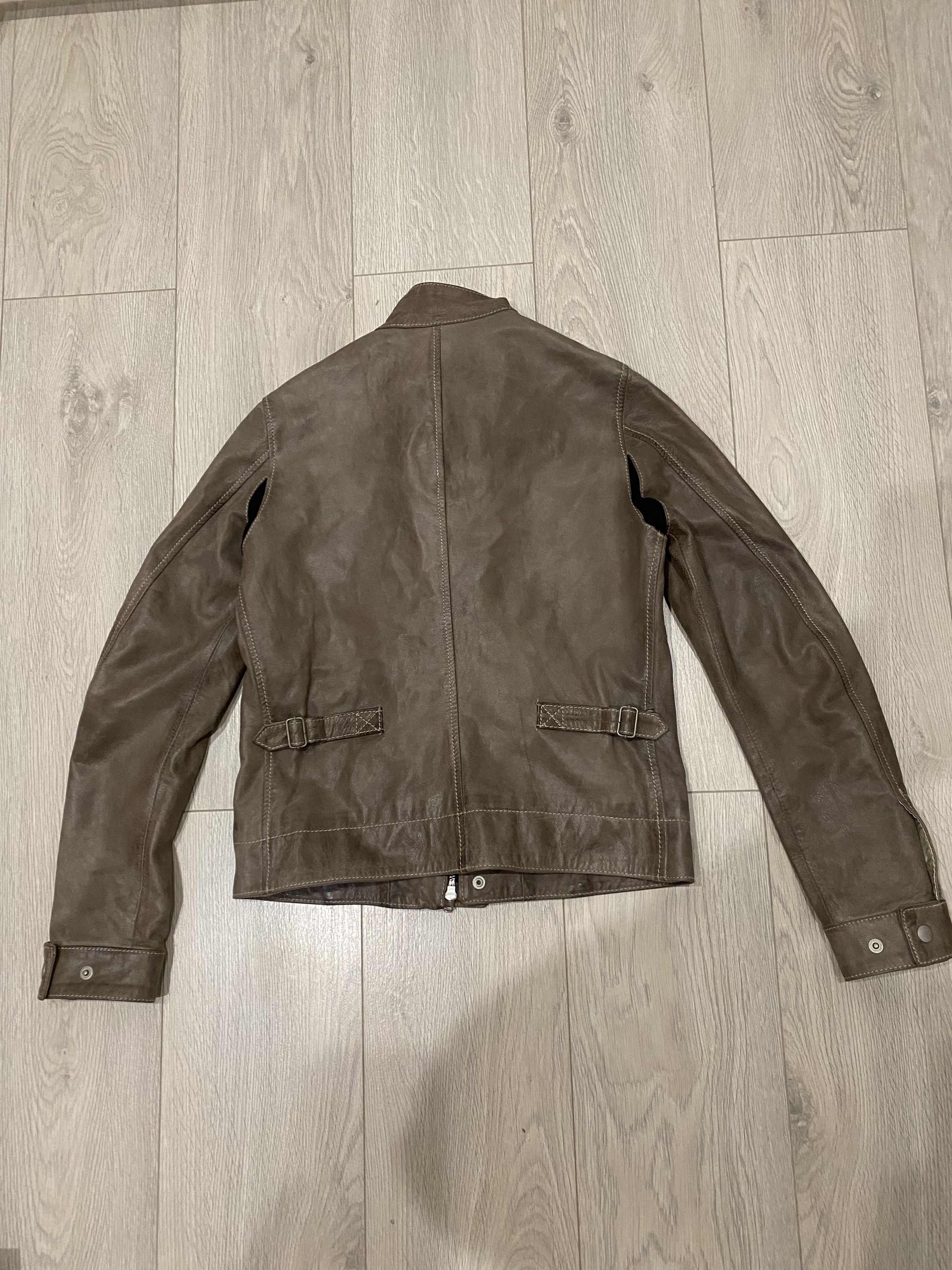 Belstaff Belstaff Gold Leather Jacket Size S / US 4 / IT 40 - 4 Thumbnail