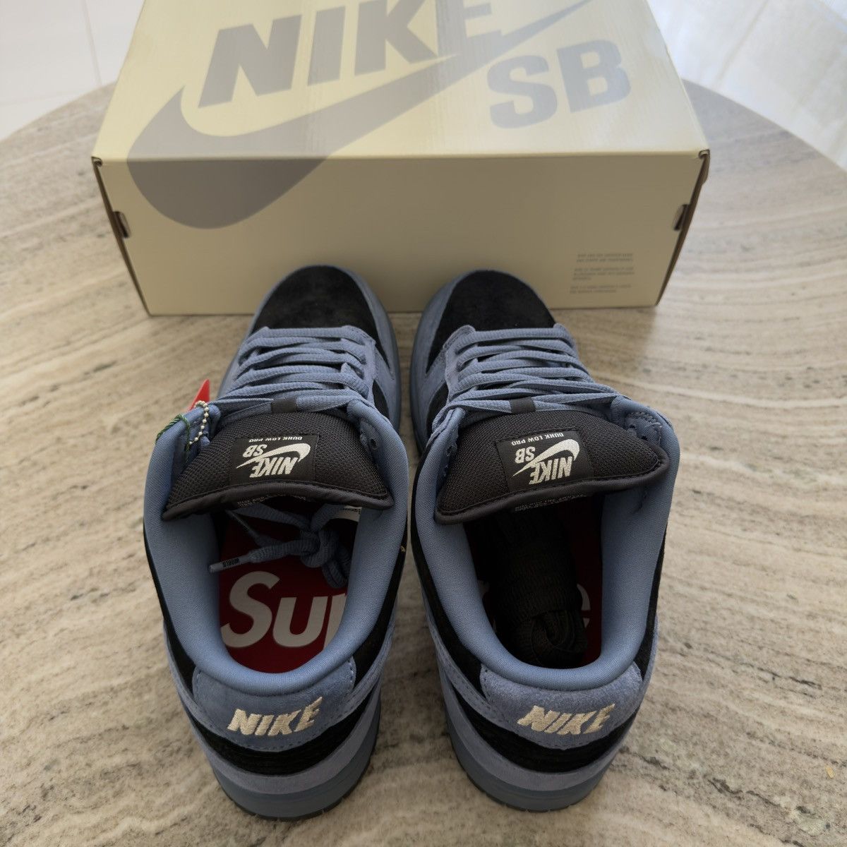 Nike × Supreme Supreme Nike Dunk SB Blue Ocean US 11 🚫READ DESCRIPTION🚫 Size US 11 / EU 44 - 3 Thumbnail