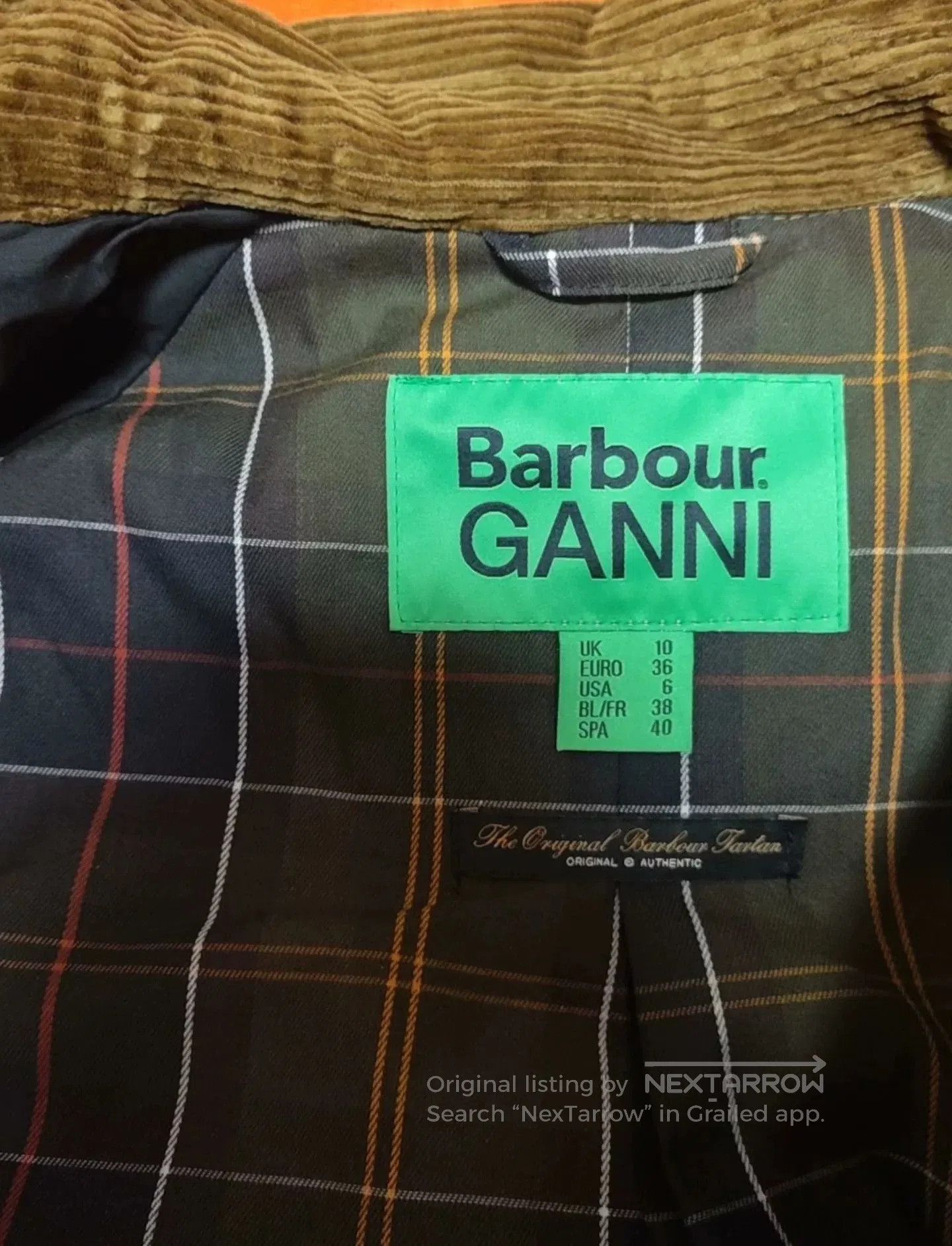 Barbour Barbour x GANNI Limited Edition Waxed Leopard Jacket. Size M / US 6-8 / IT 42-44 - 8 Thumbnail