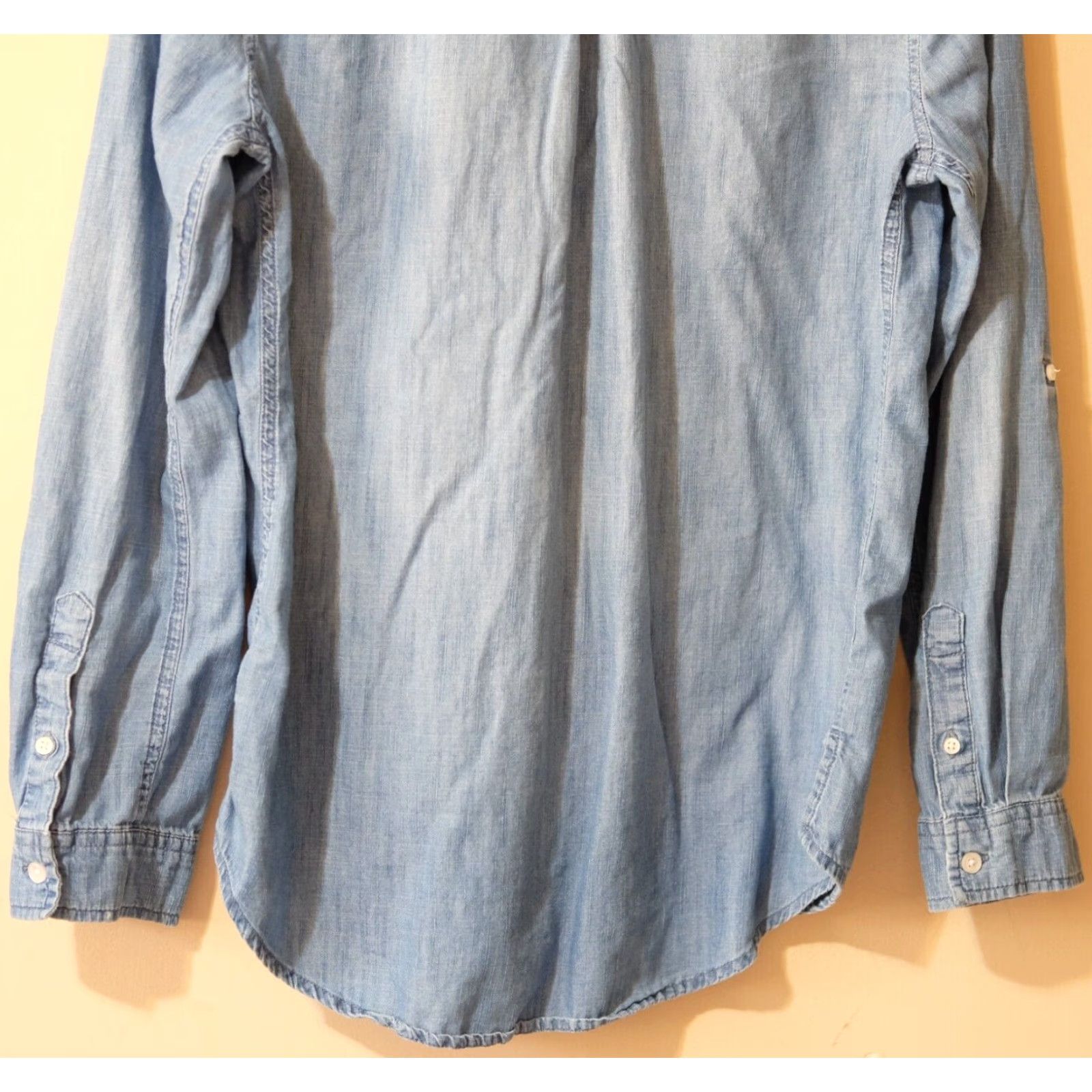 Vintage SO Perfectly Soft Perfectly You Relaxed Womens L Button-Up Shirt Blue Size L / US 10 / IT 46 - 7 Thumbnail