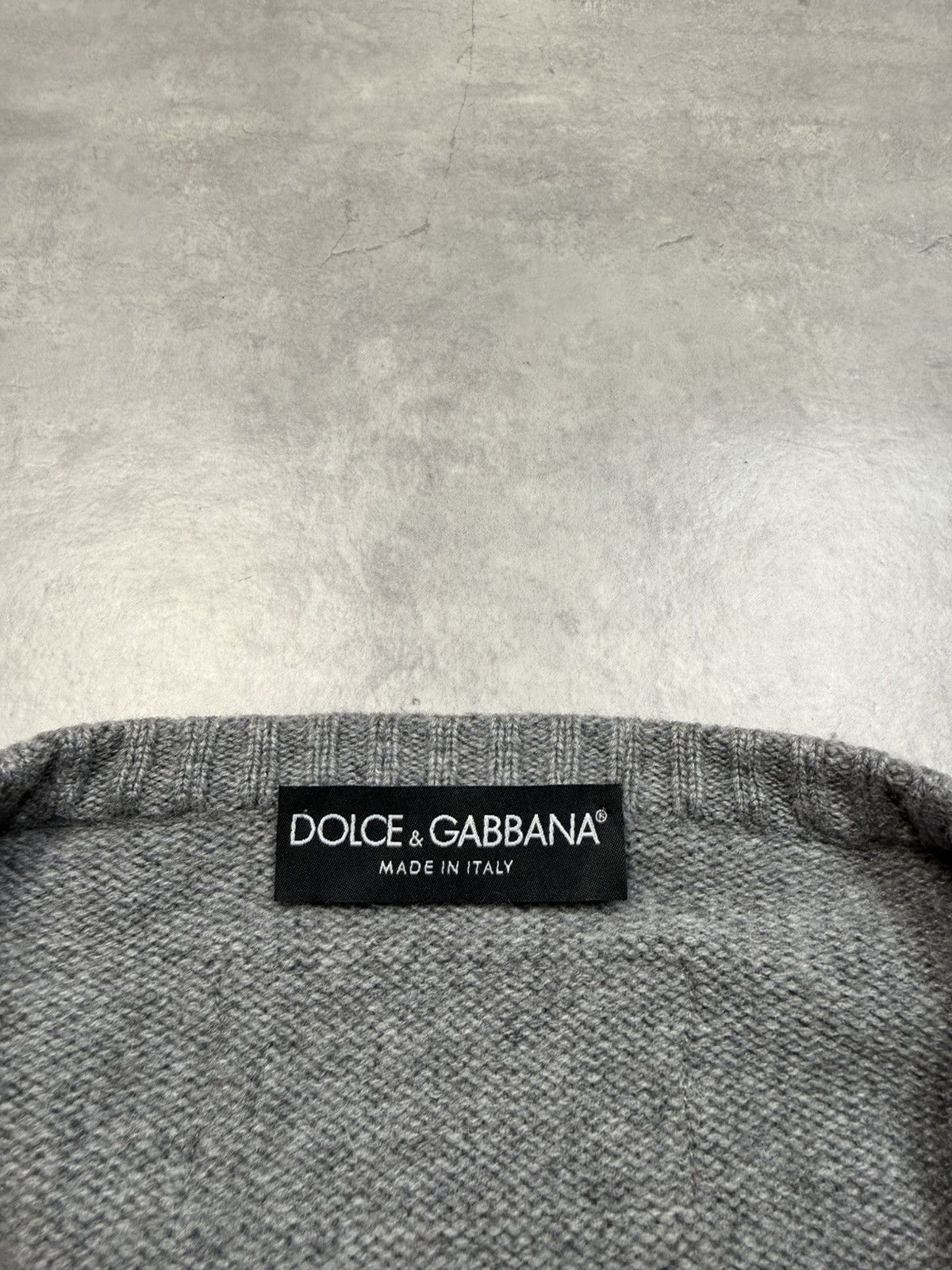 Dolce & Gabbana Dolce Gabbana Back Logo Wool Luxury Sweater Size S / US 4 / IT 40 - 6 Thumbnail