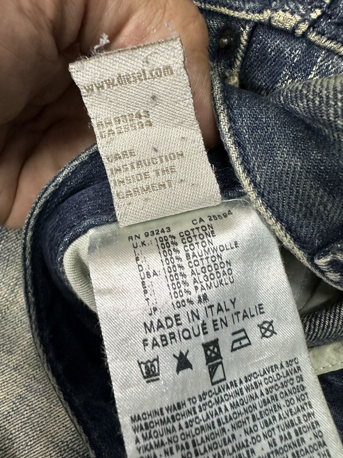 Diesel Diesel Industry Safado Rust Washed Denim 32x32 D729 Size US 32 / EU 48 - 19 Thumbnail