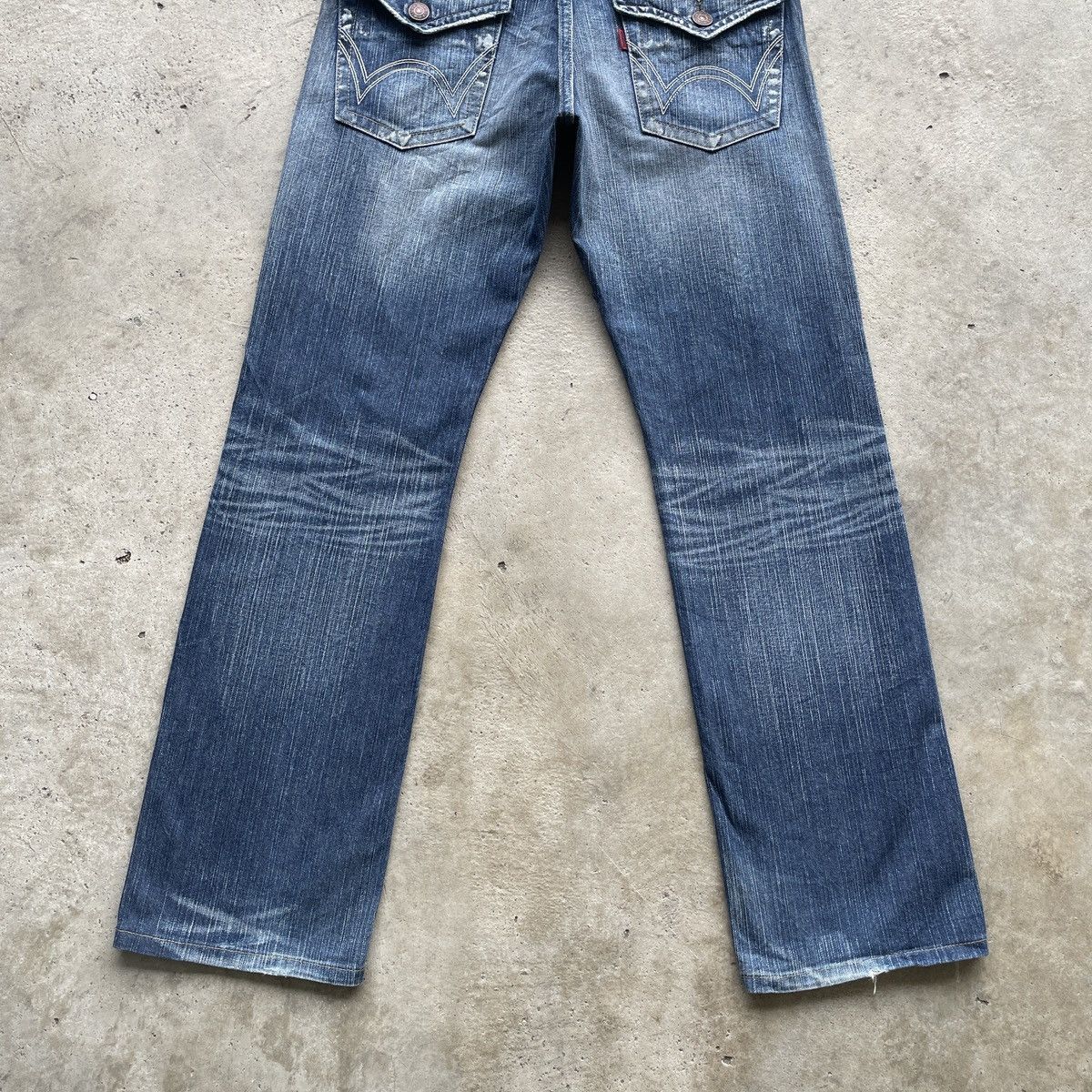 Edwin Vintage Edwin 503 Ripped Faded Distressed Jeans Pants Denim Size US 32 / EU 48 - 11 Thumbnail