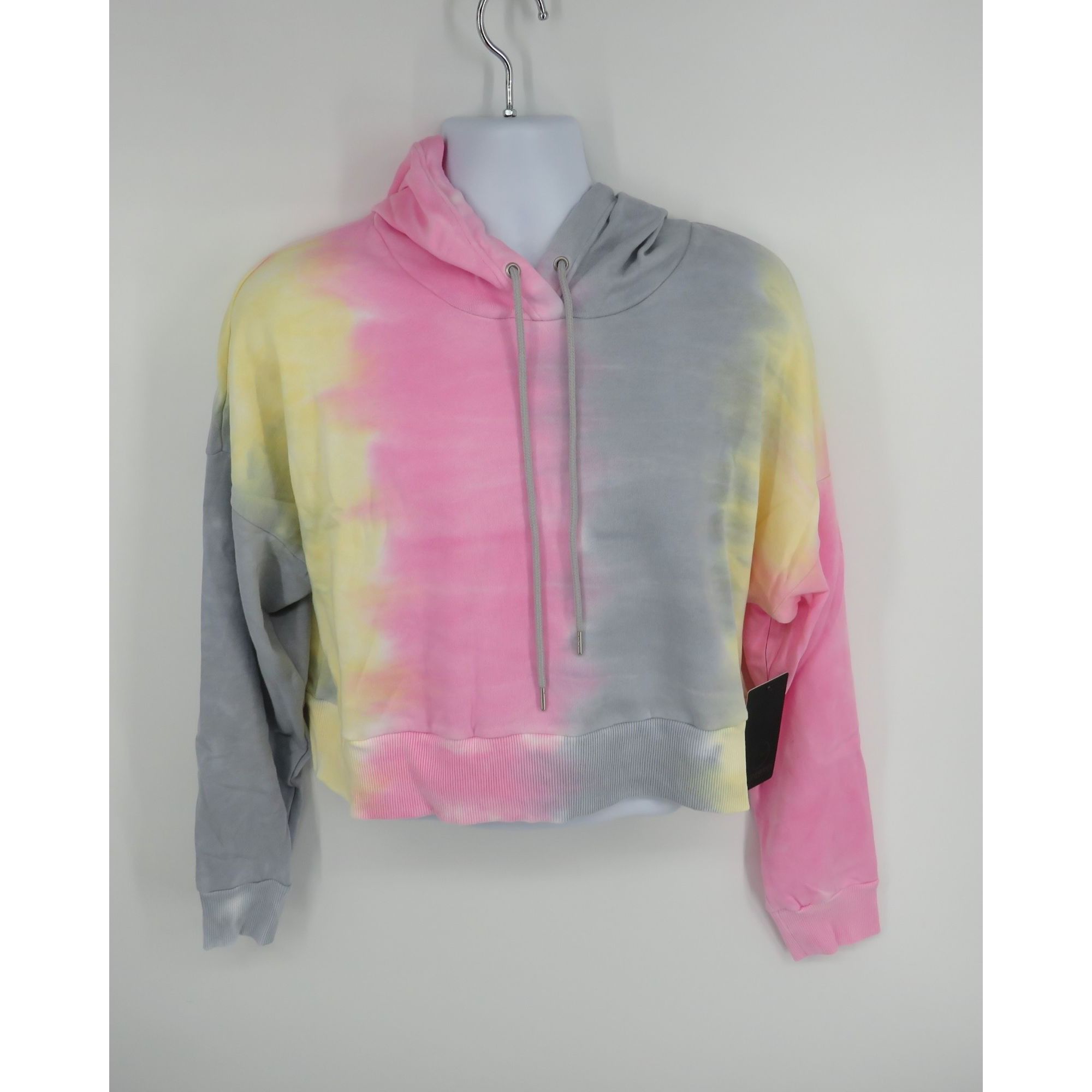 Other 90 Degree Tie-Dye Pullover Hoodie XL Yellow Pink Grey NWT $6 Size XL / US 12-14 / IT 48-50 - 1 Thumbnail