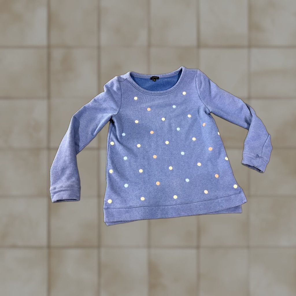 Talbots Talbots Sweater Womens XS Blue Polka Dot Pullover Crewneck Cozy Knit All Seasons Regular Long Sleeve Mens? Size XS / US 0-2 / IT 36-38 - 1 Thumbnail