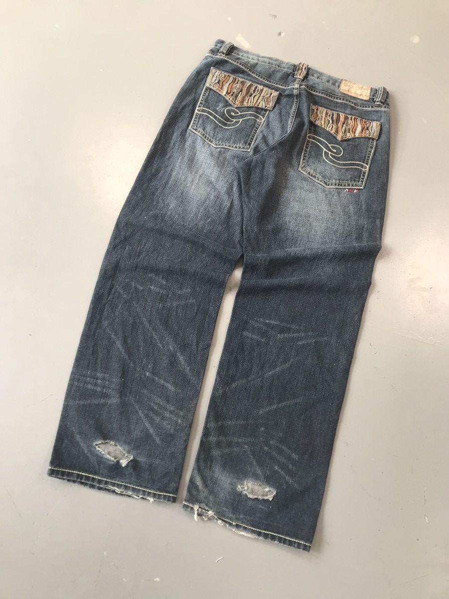 Coogi × Fubu × Vintage Crazy vintage Coogi embroidered baggyfit denim Size US 38 / EU 54 - 2 Thumbnail