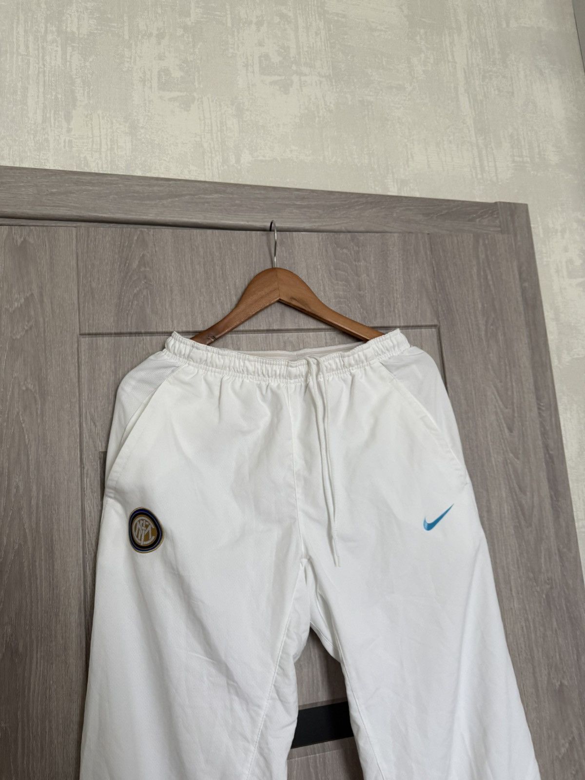 Nike Vintage Y2K Nike FC Inter Soccer Nylon Parachute Baggy Pants Size US 32 / EU 48 - 2 Thumbnail