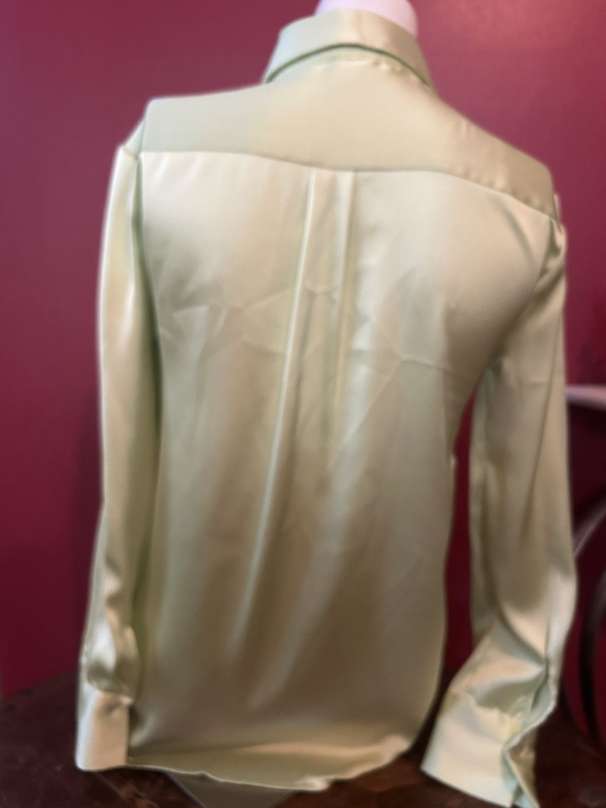 Rachel Zoe Rachel Zoe Light Lime Green Blouse XSmall Size XS / US 0-2 / IT 36-38 - 8 Thumbnail