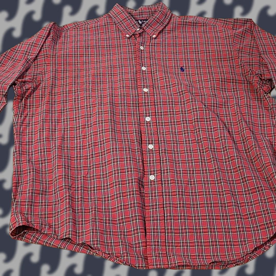 Ralph Lauren Ralph Lauren Mens Multicolor Blake Plaid Collared Button-Down Shirt Size Large Size US L / EU 52-54 / 3 - 1 Thumbnail