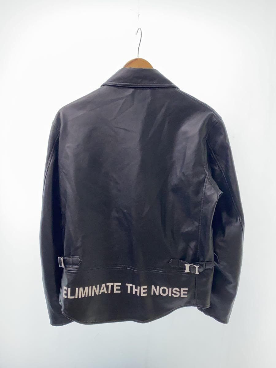 image of Undercover Gu Eliminate The Noise Faux Leather Jacket in Black, Men's (Size Small)