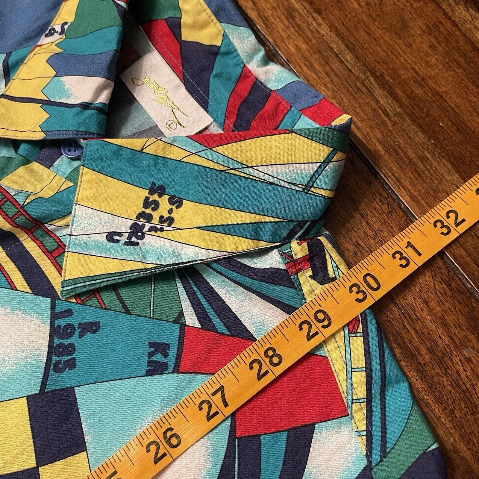 Vintage Vtg Gottex Mens Shirt Sailboats Spinnakers L Rare RL Style Size US L / EU 52-54 / 3 - 8 Thumbnail