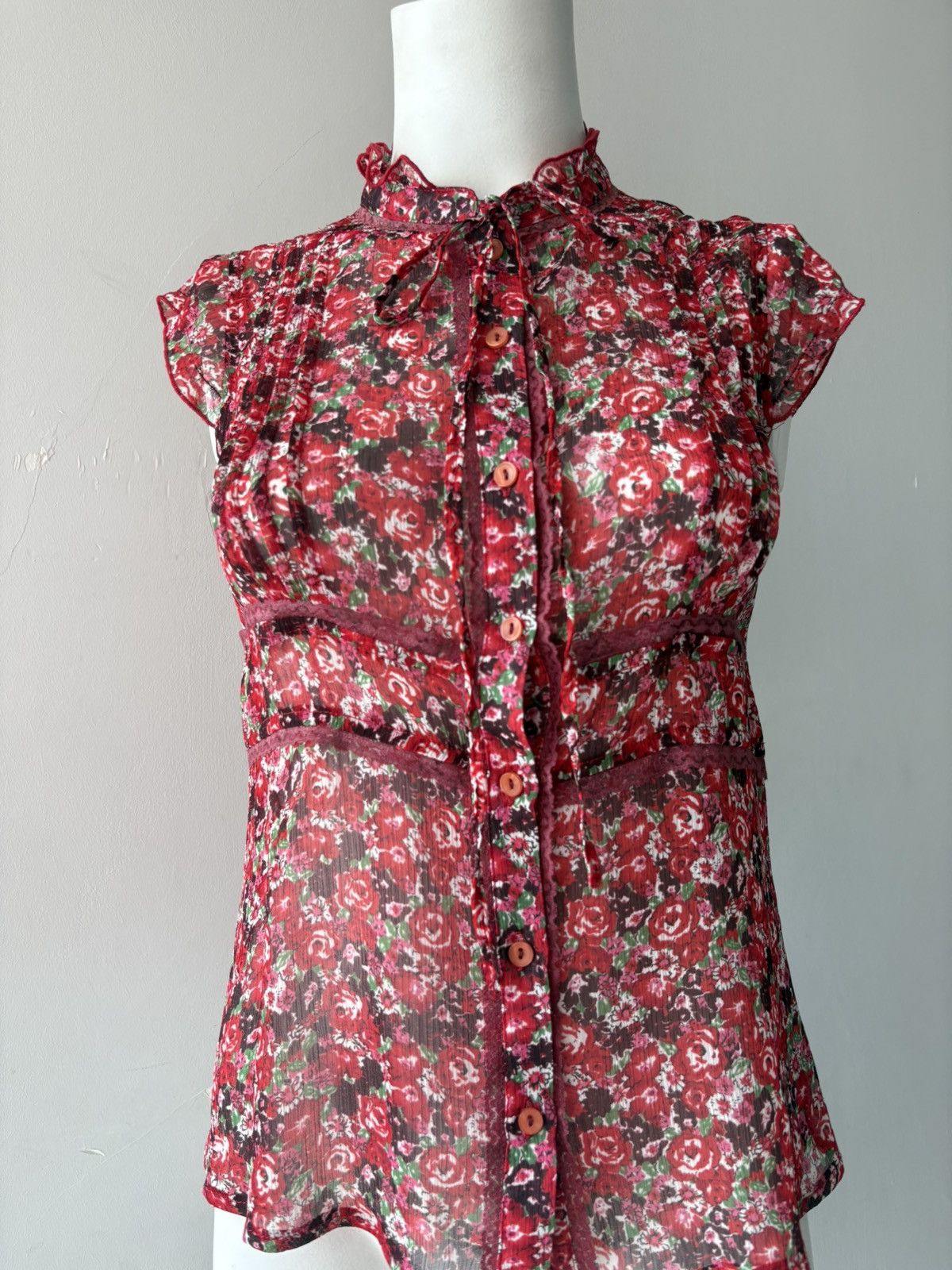 Vintage y2k blouse Size M / US 6-8 / IT 42-44 - 4 Thumbnail