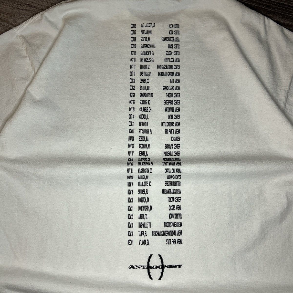 Playboi Carti Playboi Carti Antagonist Tour 2.0 concert t shirt white Size US XL / EU 56 / 4 - 5 Thumbnail