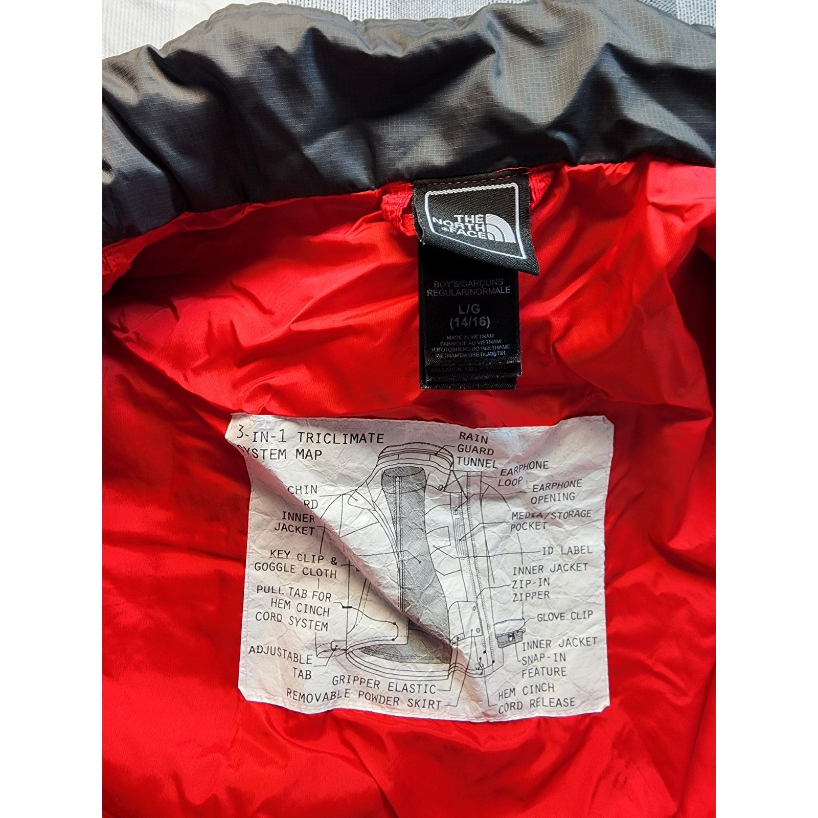 The North Face The North Face Boy's Triclimate jacket Size US L / EU 52-54 / 3 - 2 Thumbnail