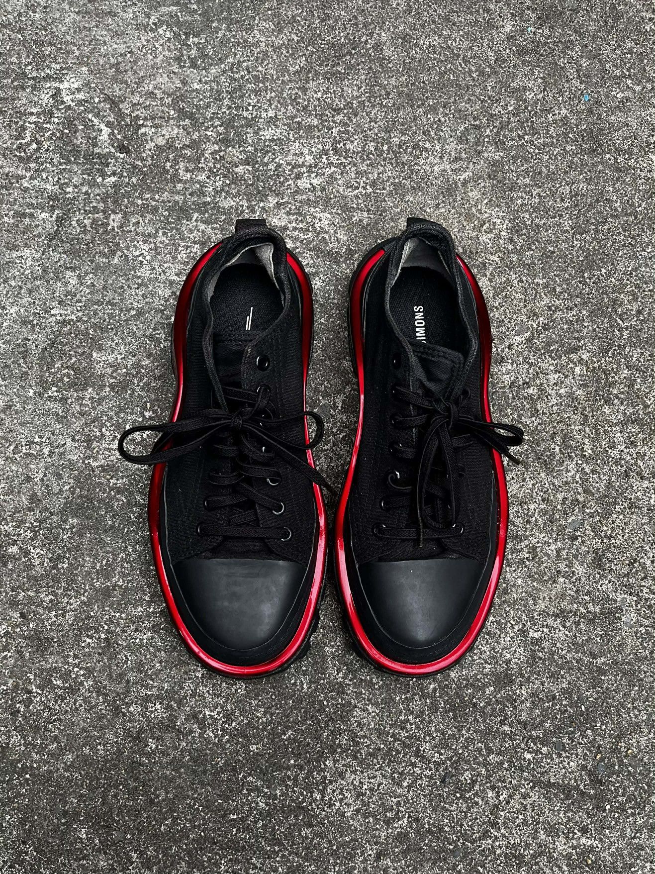 Raf Simons Raf simons detroit runner SZ. 7 US black&Red RARE!!!!! Size US 7 / EU 40 - 7 Thumbnail