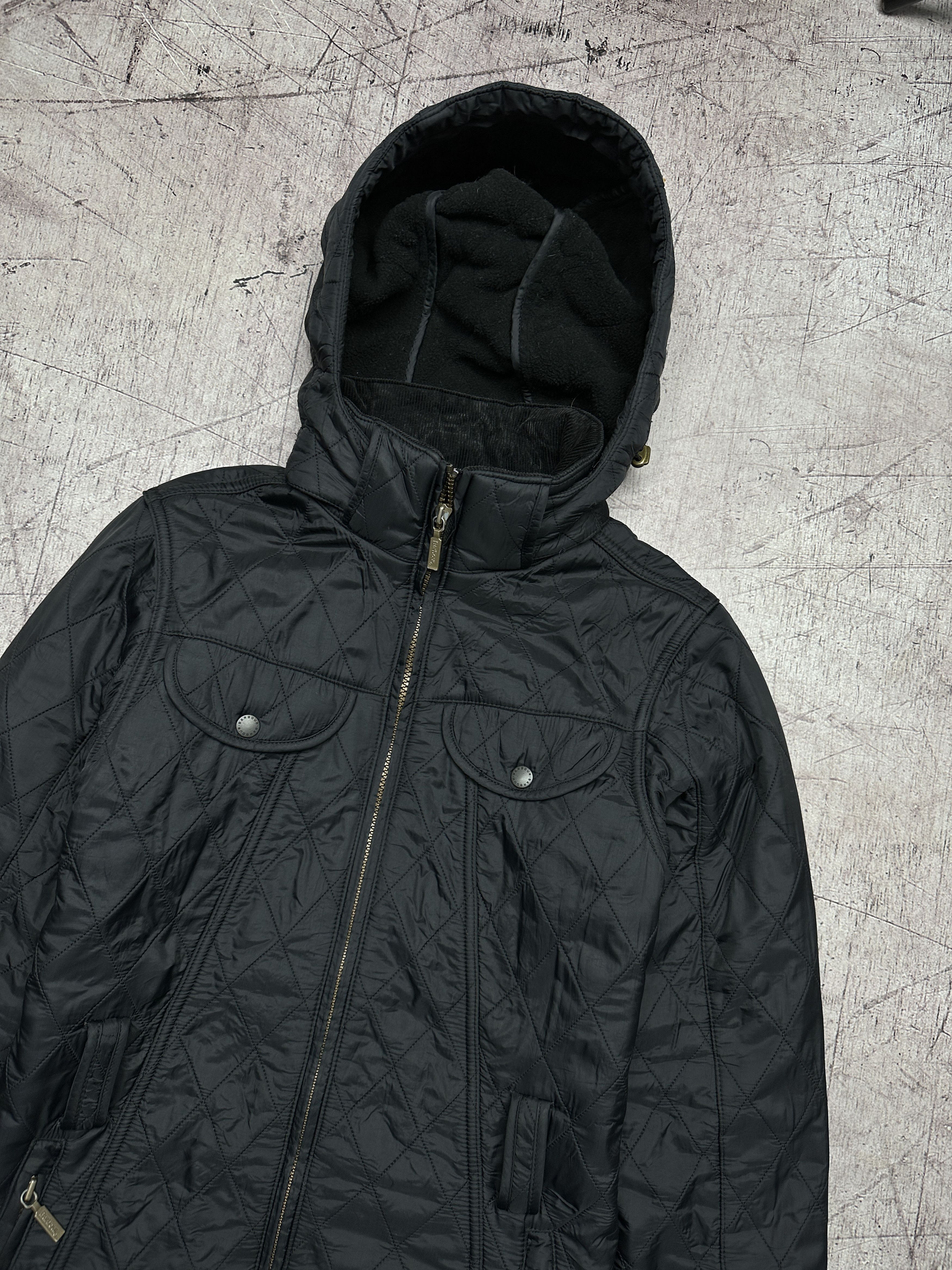 Barbour × Vintage Barbour Vintage Womens Polarquilt Quilted Jacket Size M / US 6-8 / IT 42-44 - 2 Thumbnail