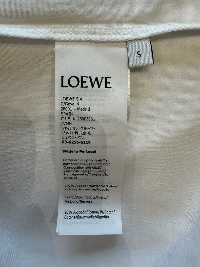 Loewe LOEWE White short-sleeved T-shirt Size S / US 4 / IT 40 - 6 Thumbnail