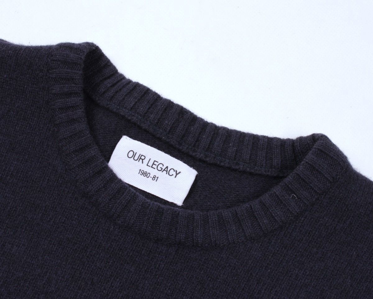 Designer × Our Legacy OUR LEGACY 1980-81 Virgin Wool Boiled Knit Sweater Size US L / EU 52-54 / 3 - 10 Thumbnail