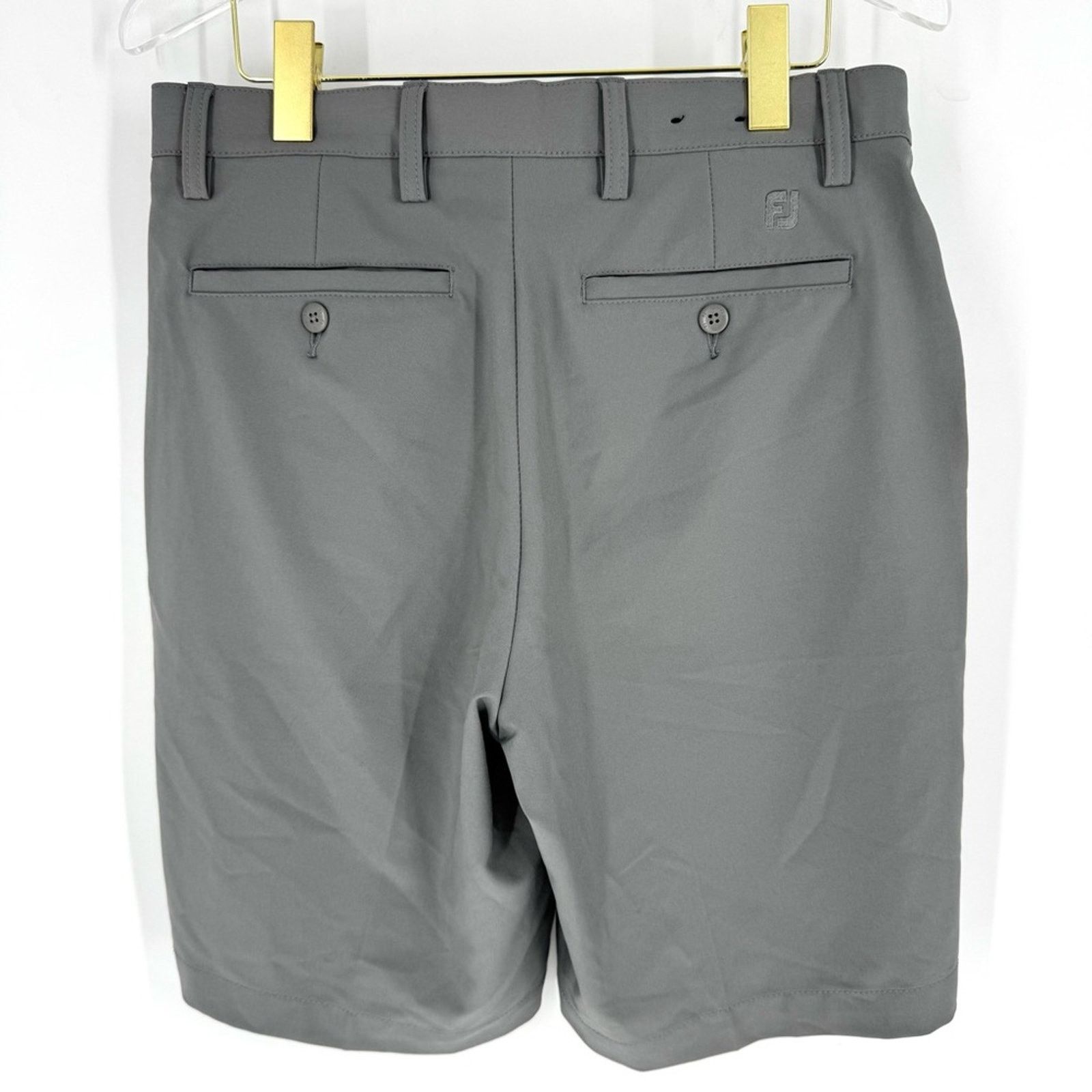 Footjoy FootJoy Men's Performance Golf Shorts Gray 9" Inseam Size 30 Size US 30 / EU 46 - 6 Thumbnail