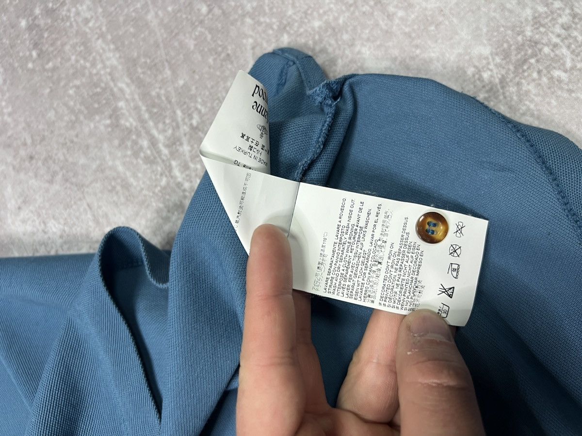 Vivienne Westwood Vivienne Westwood Blue Polo Shirt Orb Logo Size XL Size US XL / EU 56 / 4 - 7 Thumbnail