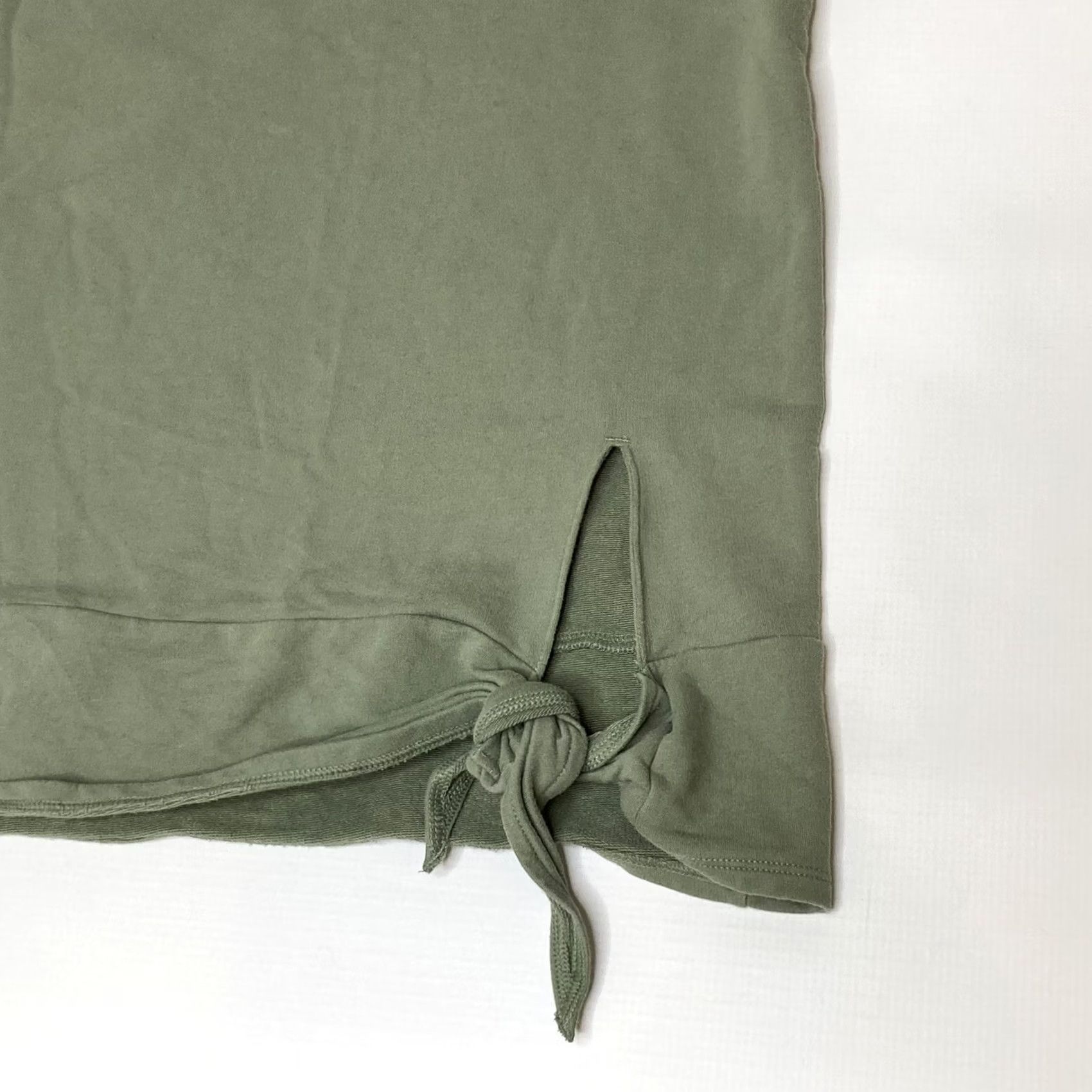 Vintage Victoria Sport Sweatshirt Green Oversized Side Tie Long Sleeve Athleisure Small Shirt Womens Pullover Tunic Length Athletic Casual Size S / US 4 / IT 40 - 4 Thumbnail