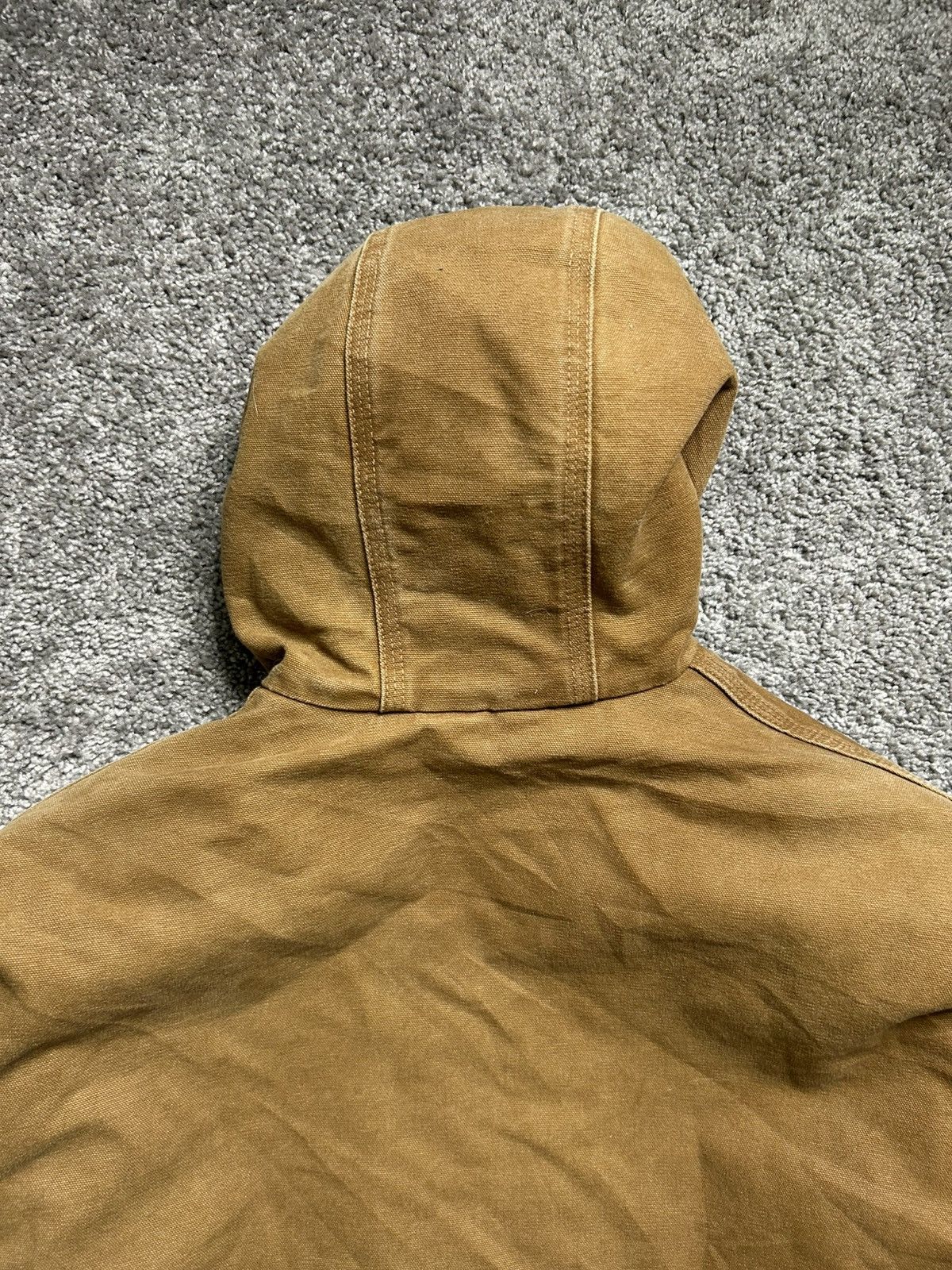 Carhartt Vintage Y2K Carhartt Arctic Jacket Hooded Camel Lined Work Size US L / EU 52-54 / 3 - 6 Thumbnail