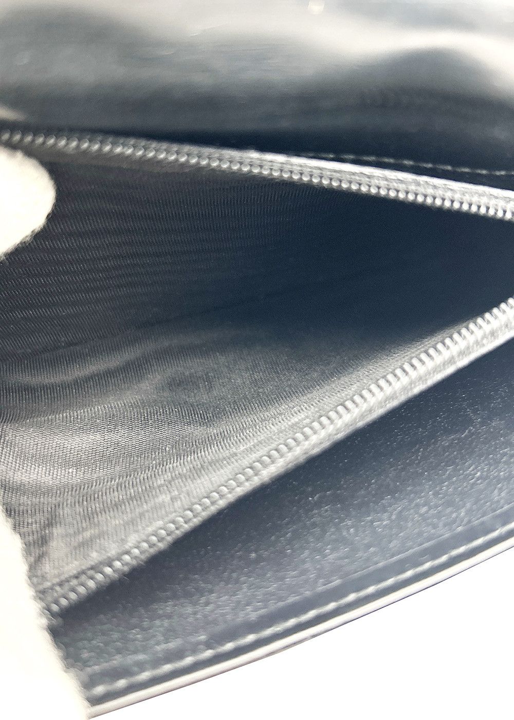 Gucci Gucci Patent Leather Long Wallet Black Unisex Size ONE SIZE - 8 Thumbnail