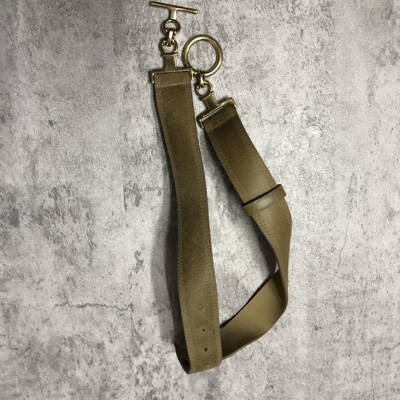 Other Tan and brown leather KOOKAÏ belt with gold hardware Size ONE SIZE - 2 Thumbnail