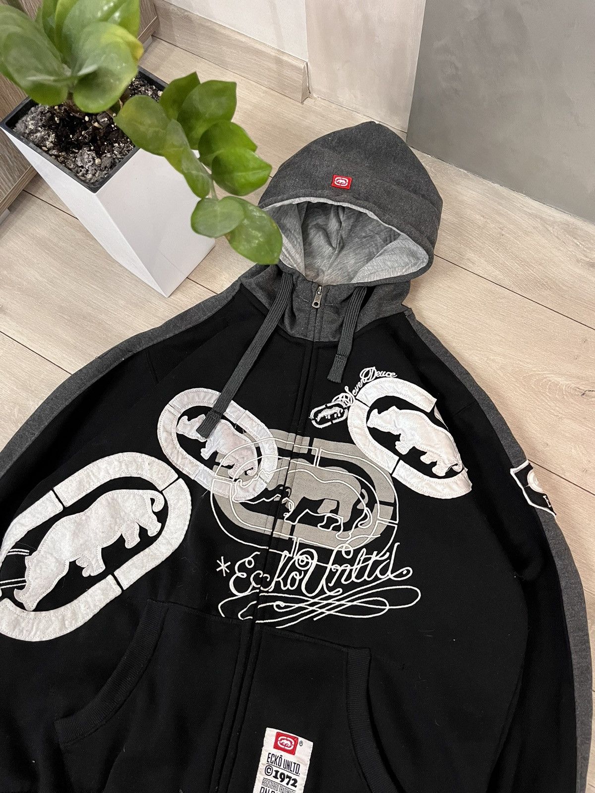 Ecko Unltd. 🔥CRAZY BOXY ECKO UNLTD FULL PRINTED ZIP UP HOODIE Y2K Size US M / EU 48-50 / 2 - 3 Thumbnail