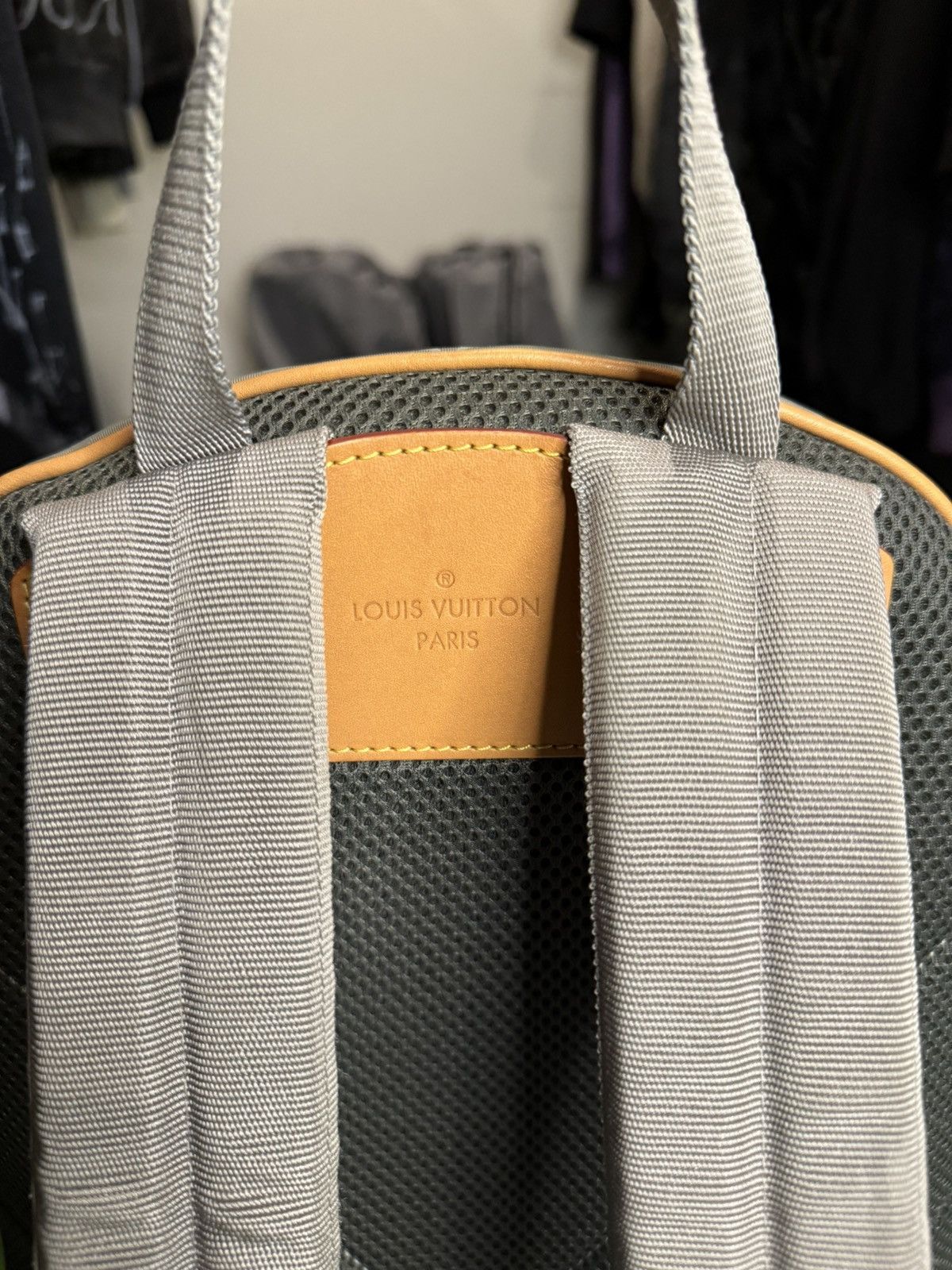 Louis Vuitton GRAIL 🦄📜 LV ~ Kim Jones Era Titanium Monogram Backpack Size ONE SIZE - 7 Thumbnail