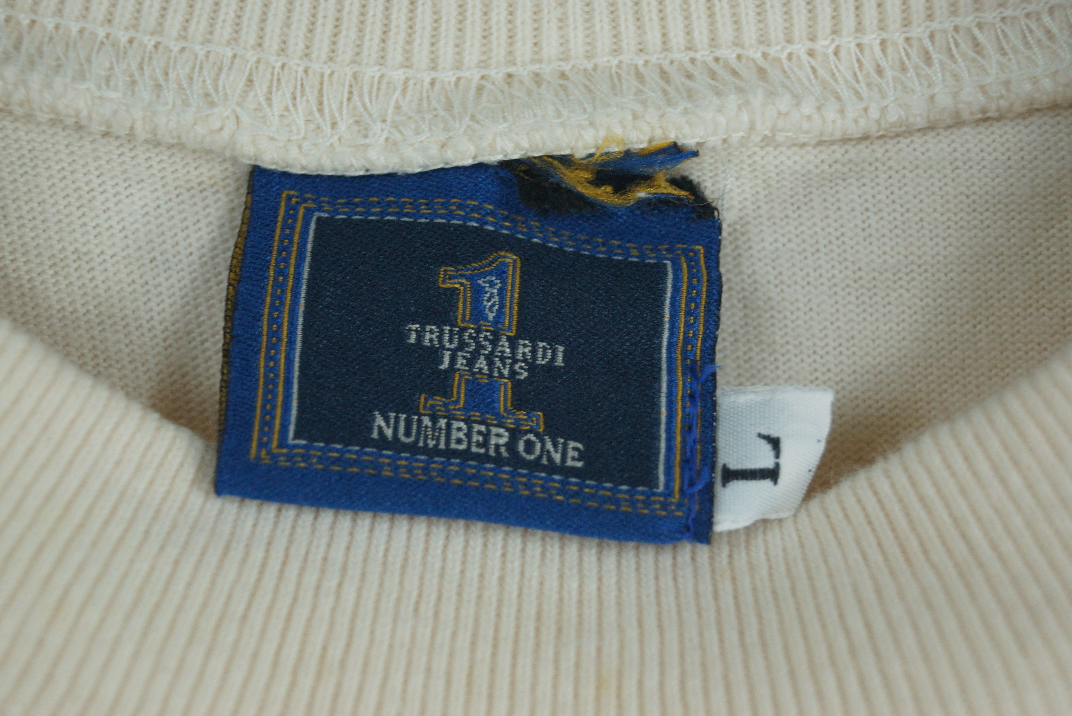 Trussardi Trussardi Number One Sweatshirt Nice Logo Size US L / EU 52-54 / 3 - 3 Thumbnail