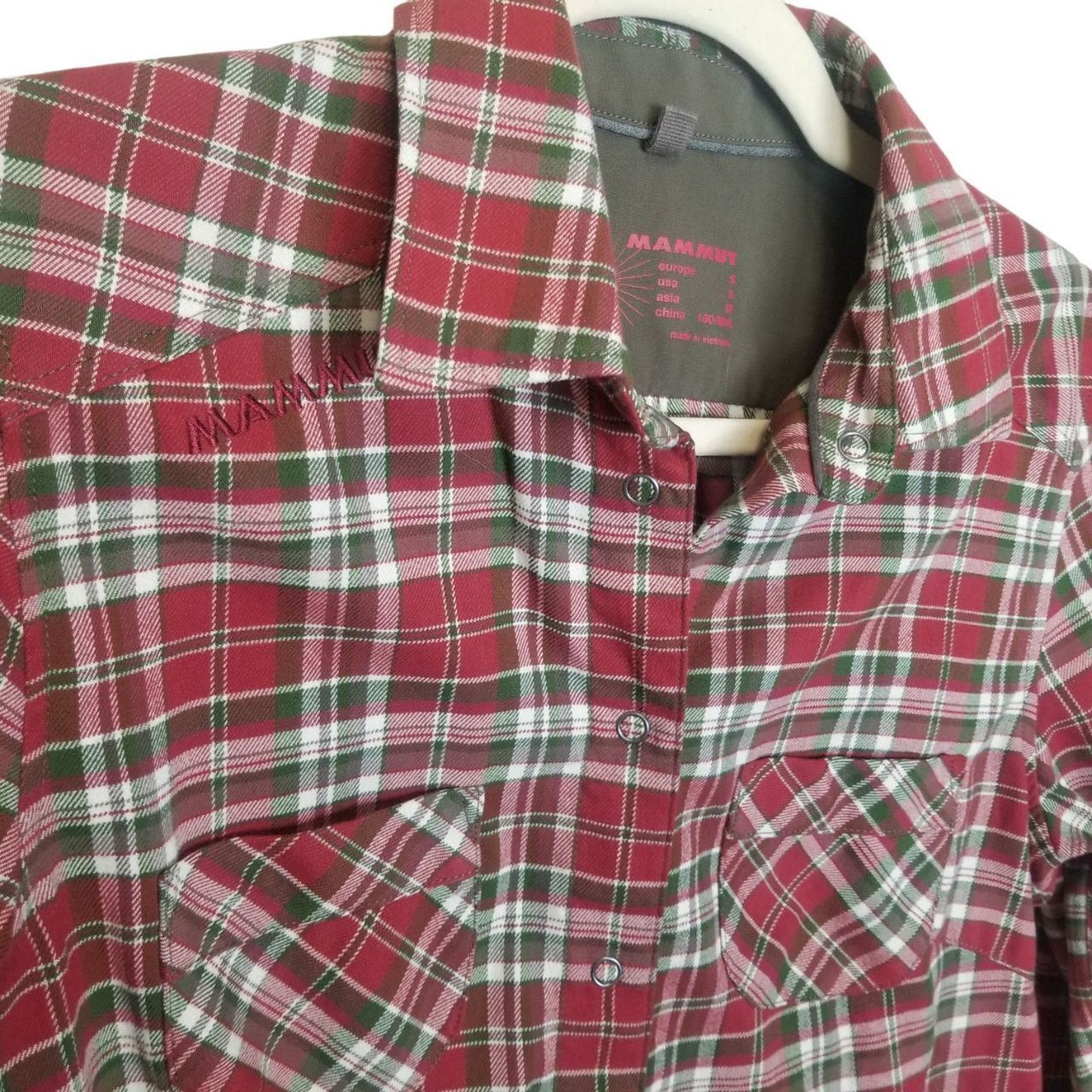 Mammut Mammut Womens Plaid Flannel Shirt Size S Gorpcore Casual Size S / US 4 / IT 40 - 5 Thumbnail