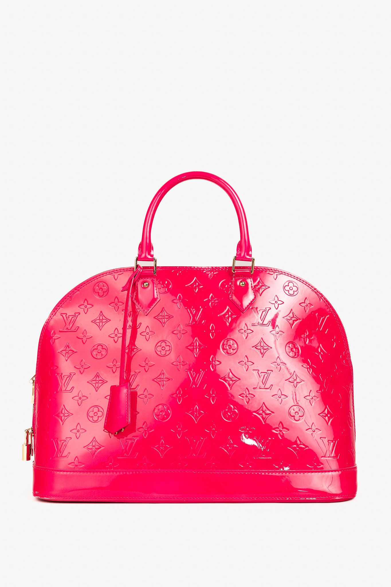 Louis Vuitton Louis Vuitton Alma GM Rose Pop Monogram Vernis Tote Size ONE SIZE - 1 Thumbnail