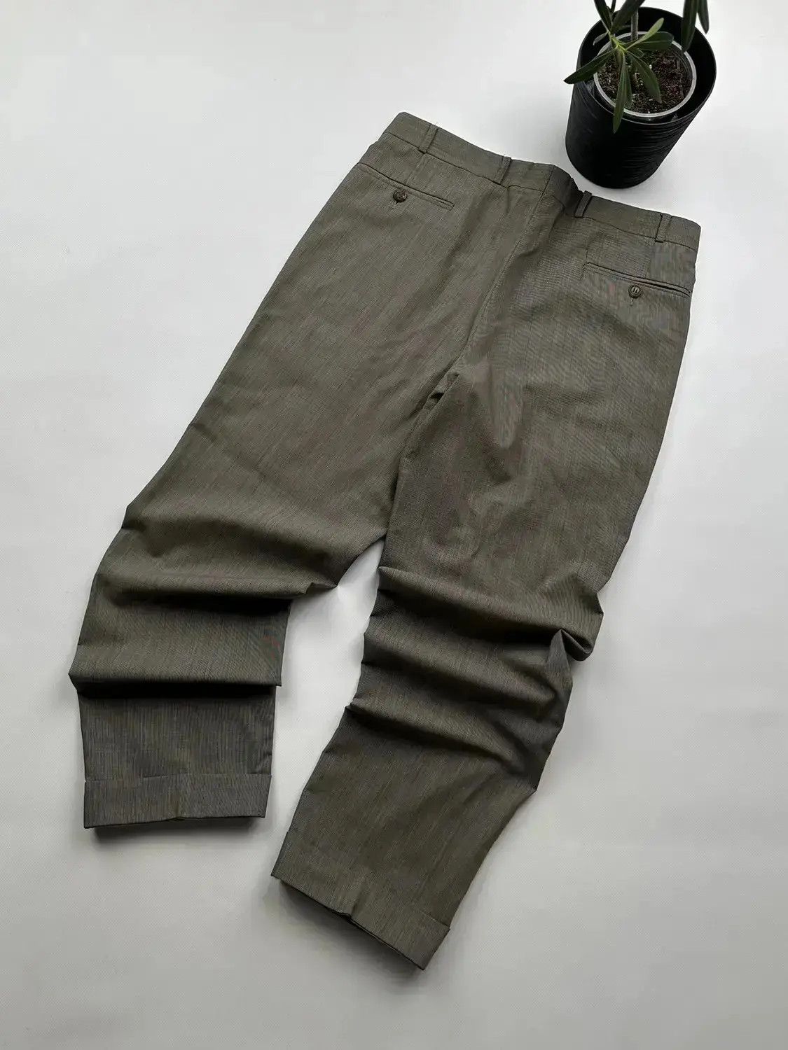 Burberry Burberry Vintage Wool Pants (417) Size US 32 / EU 48 - 7 Thumbnail