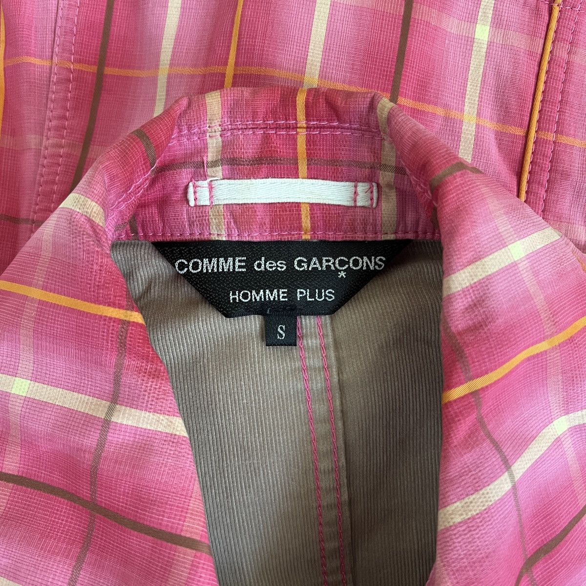 05SS ‘Pink Panther’ Check Double Jacket