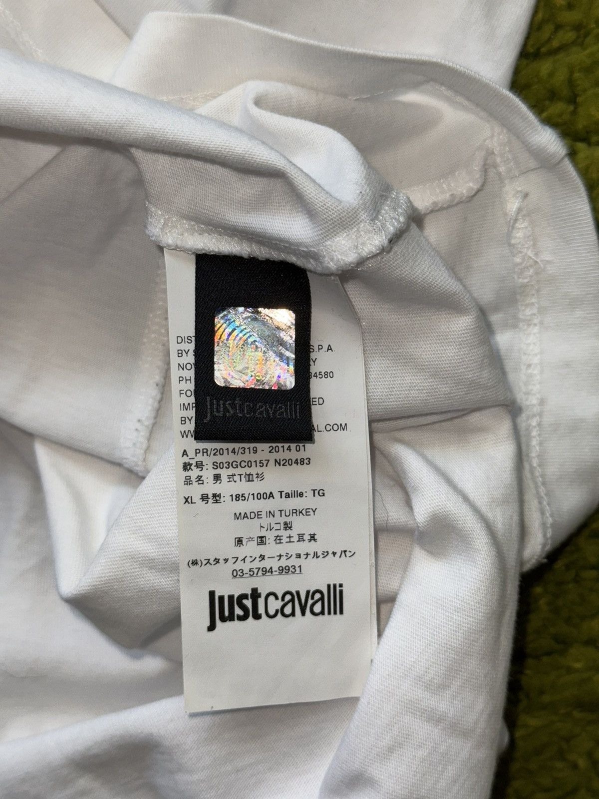 Designer × Just Cavalli × Roberto Cavalli Just Cavalli Italian iconic graphic t-shirt Size US XL / EU 56 / 4 - 5 Thumbnail