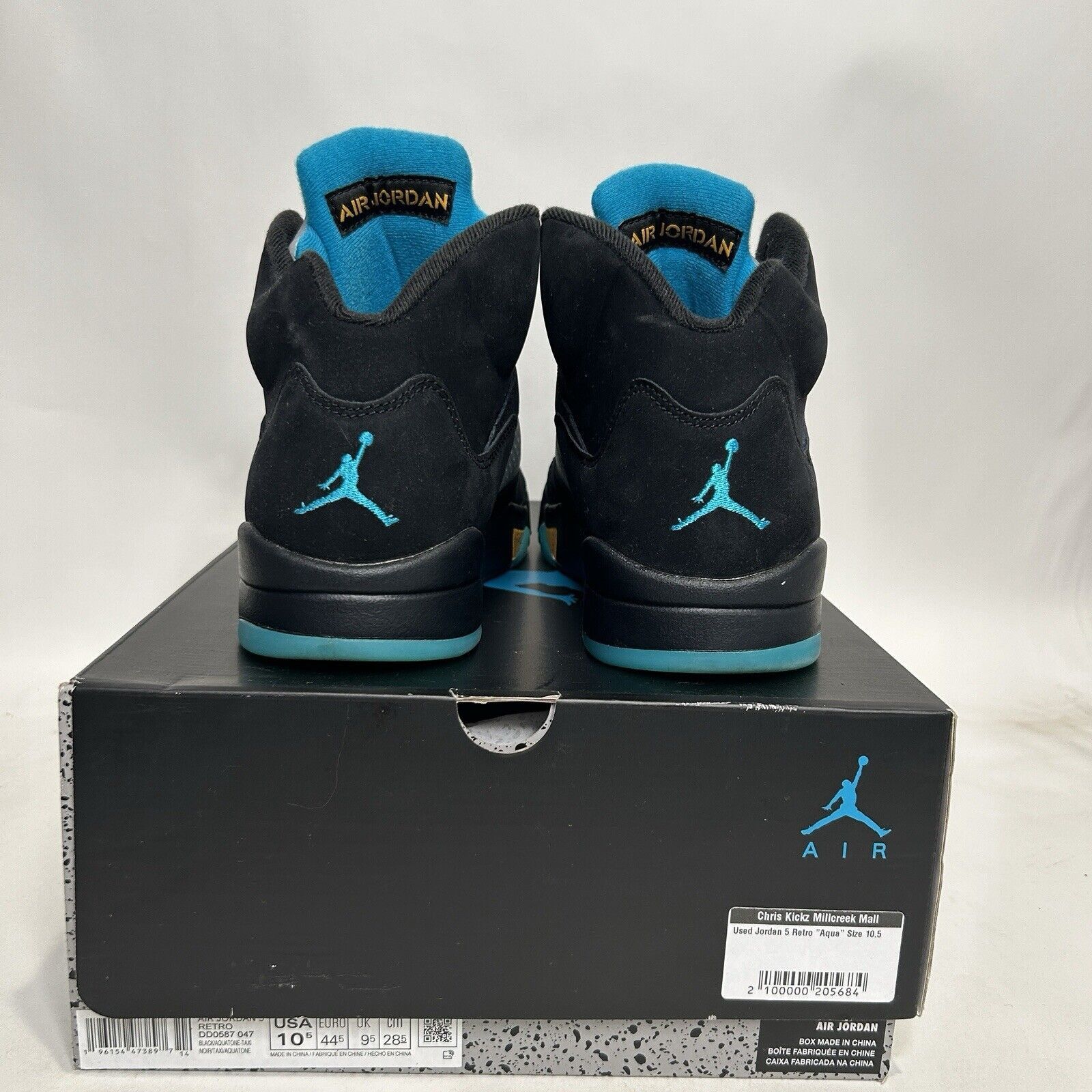 Jordan Brand Nike Air Jordan 5 Retro “Aqua” 2024 Size US 10.5 / EU 43-44 - 5 Thumbnail