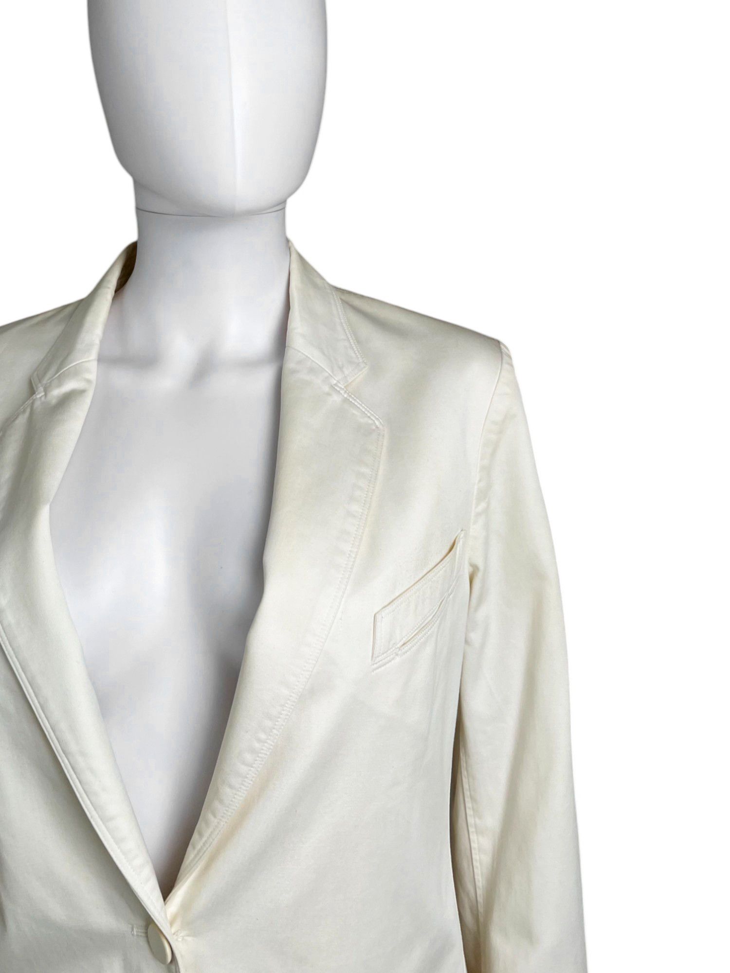 Maison Margiela by Martin S/S 2006 White Cotton Blazer Size M / US 6-8 / IT 42-44 - 9 Thumbnail