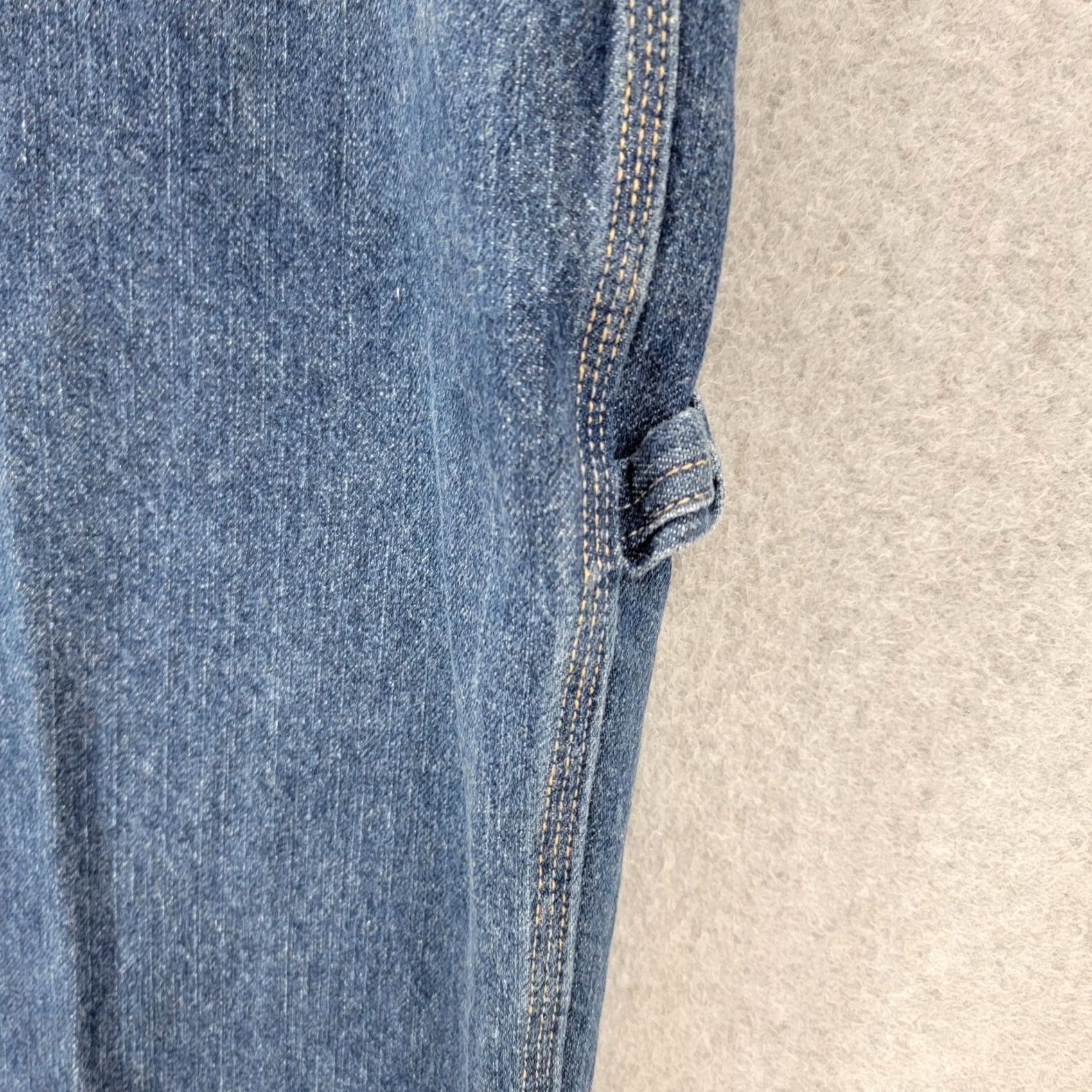 Dickies Dickies Jeans Mens 44x32 Blue Denim Carpenter Work Wear Cotton Adult Gorp Core Jeans Size US 44 / EU 60 - 7 Thumbnail