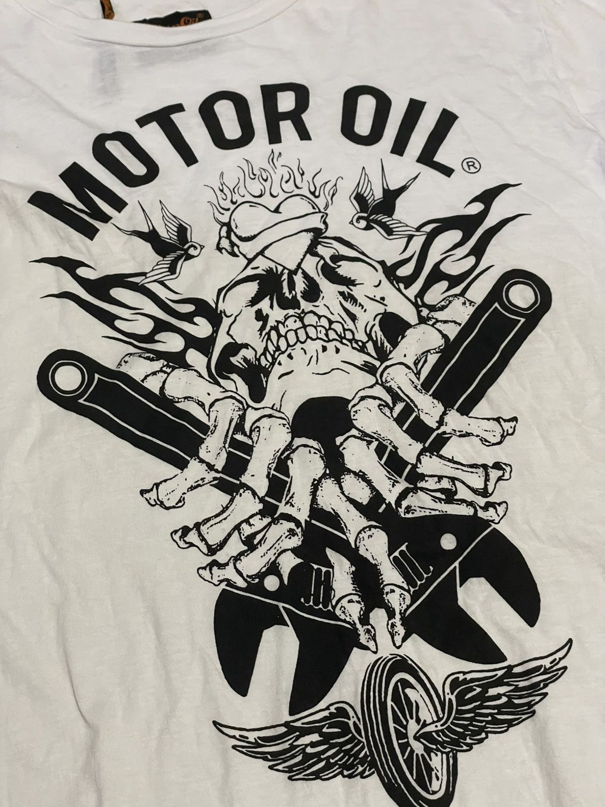 Other Motor oil brand punk style art skull Size US L / EU 52-54 / 3 - 3 Thumbnail