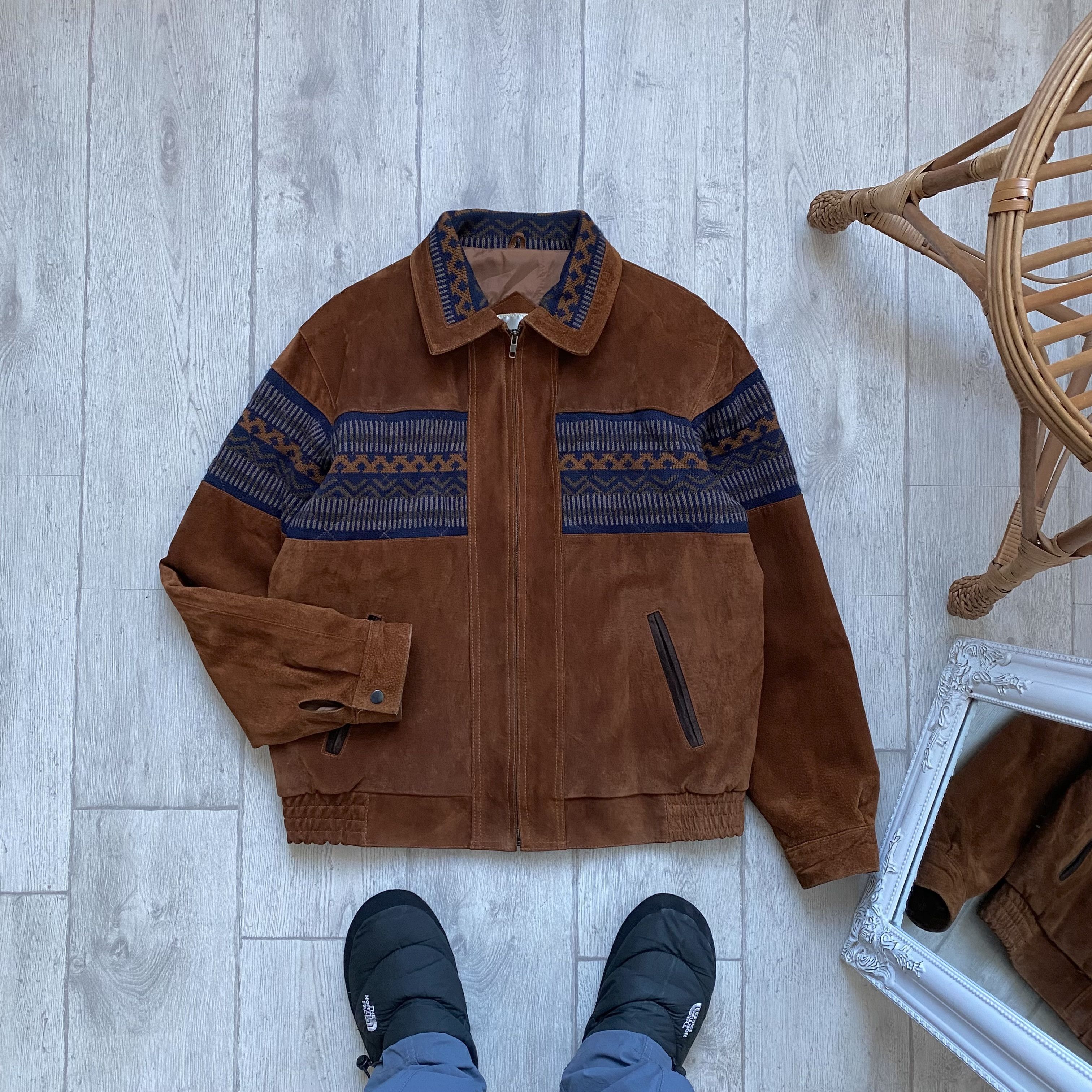 Schott × Vintage Vintage 80s Schott style Faded Leather