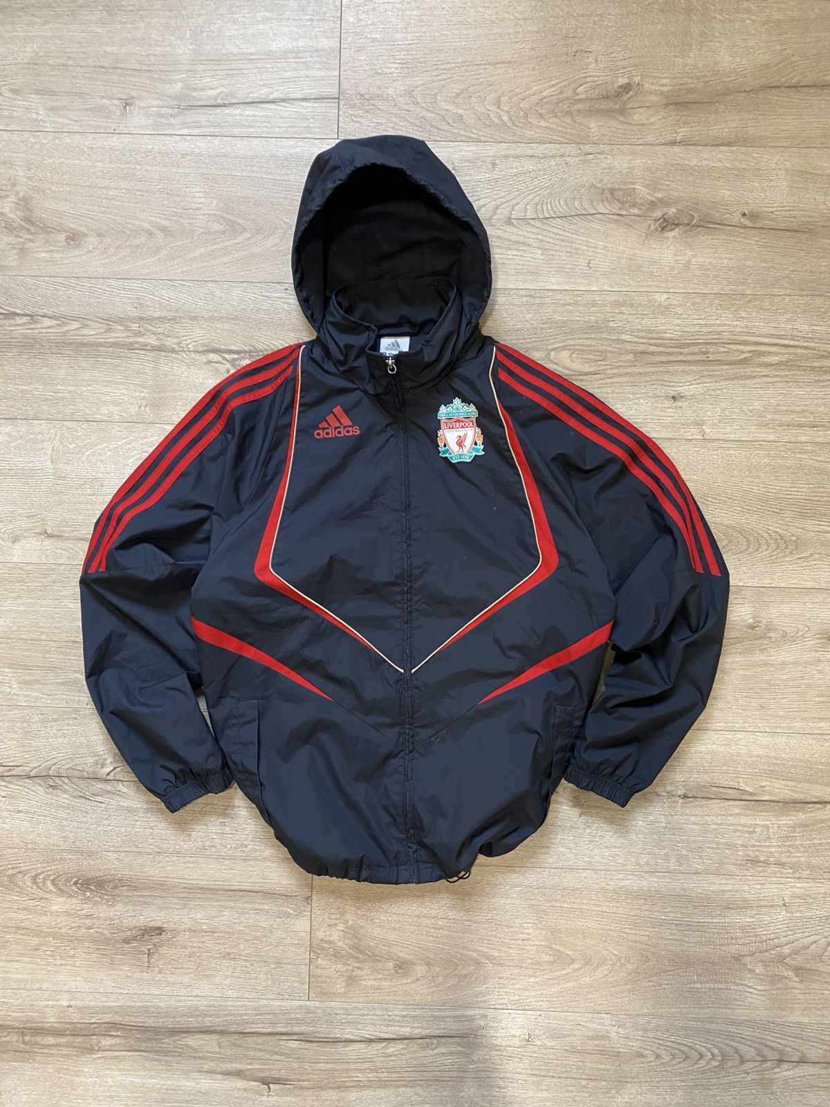 Adidas Vintage Liverpool FC Adidas Jacket 2008/09 Carlsberg Logo Size US L / EU 52-54 / 3 - 1 Thumbnail