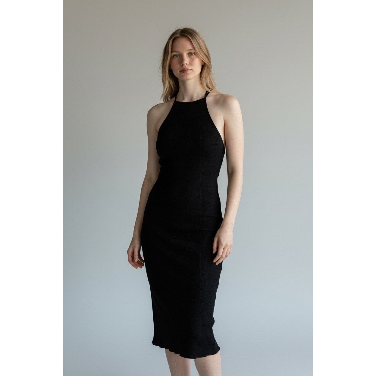 Other Ambiance black ribbed halter bodycon dress Size Small Size S / US 4 / IT 40 - 1 Thumbnail