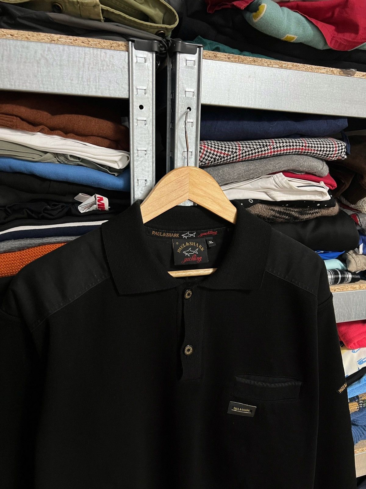 Paul & Shark Vintage Paul & Shark Knitted Sweater Button Up Pullover XL Size US XL / EU 56 / 4 - 2 Thumbnail