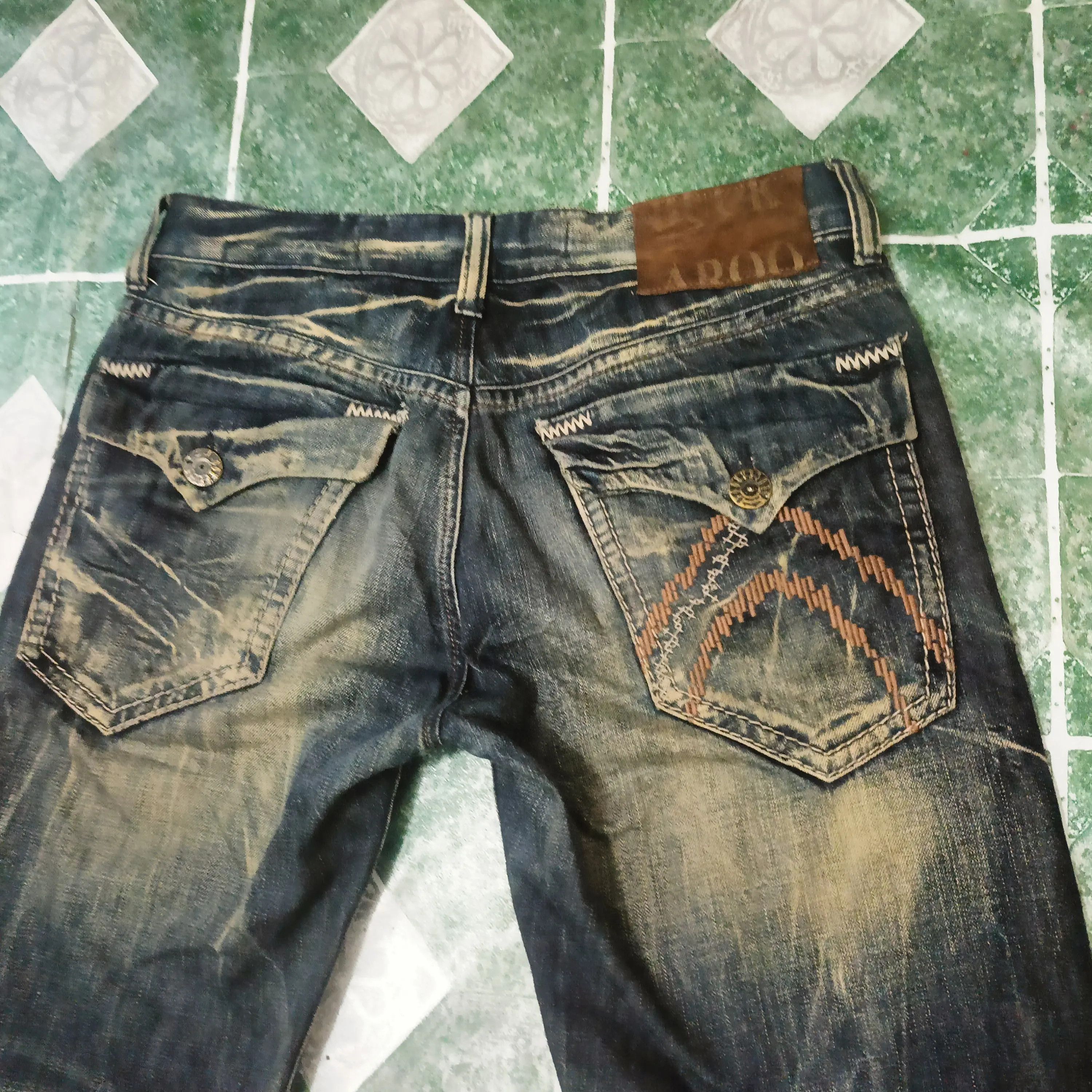 If Six Was Nine 90s Buckaroo jeans flared distressed jeans bootcut Size US 32 / EU 48 - 13 Thumbnail